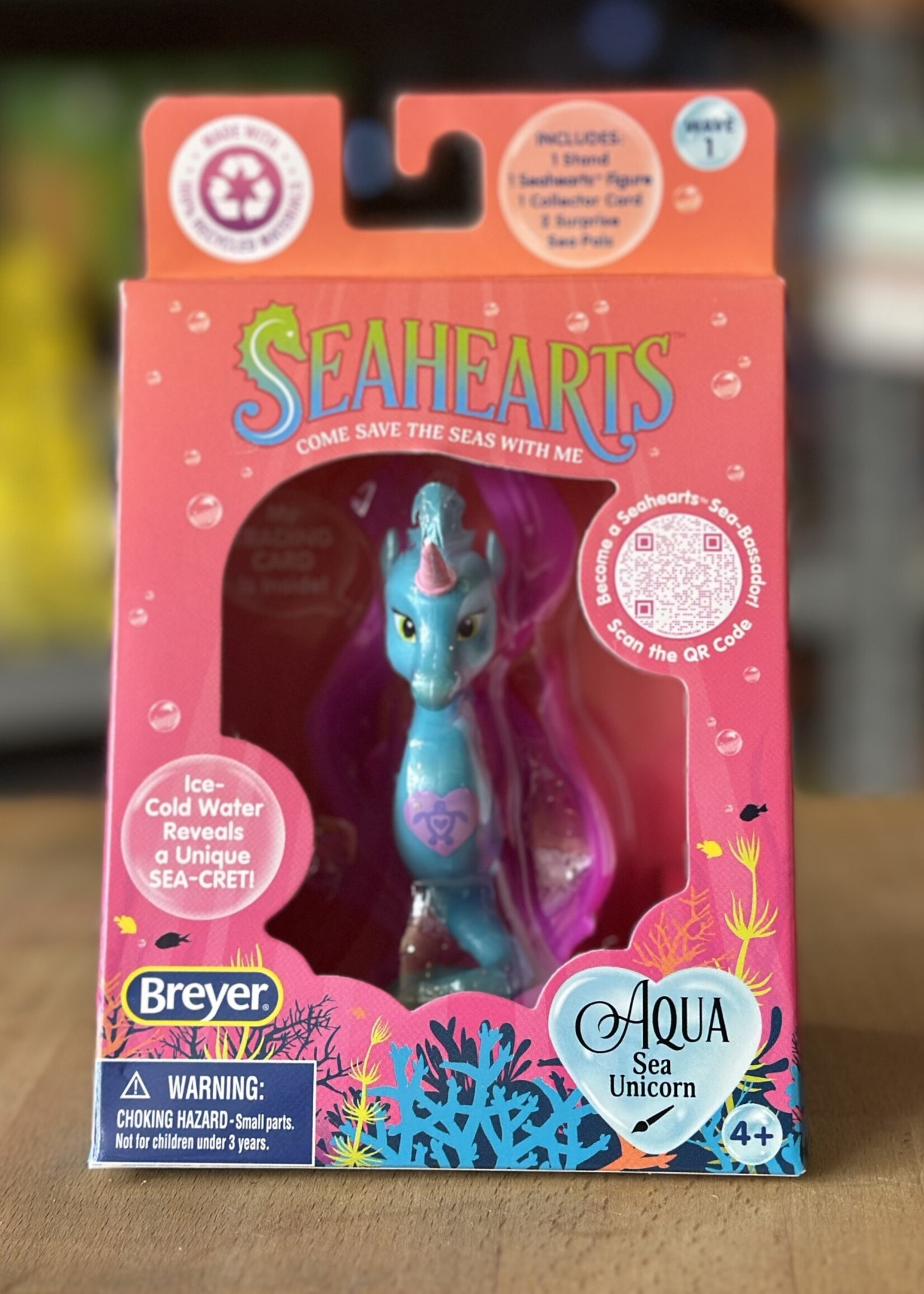 Breyer Seahearts Seahorse - Aqua