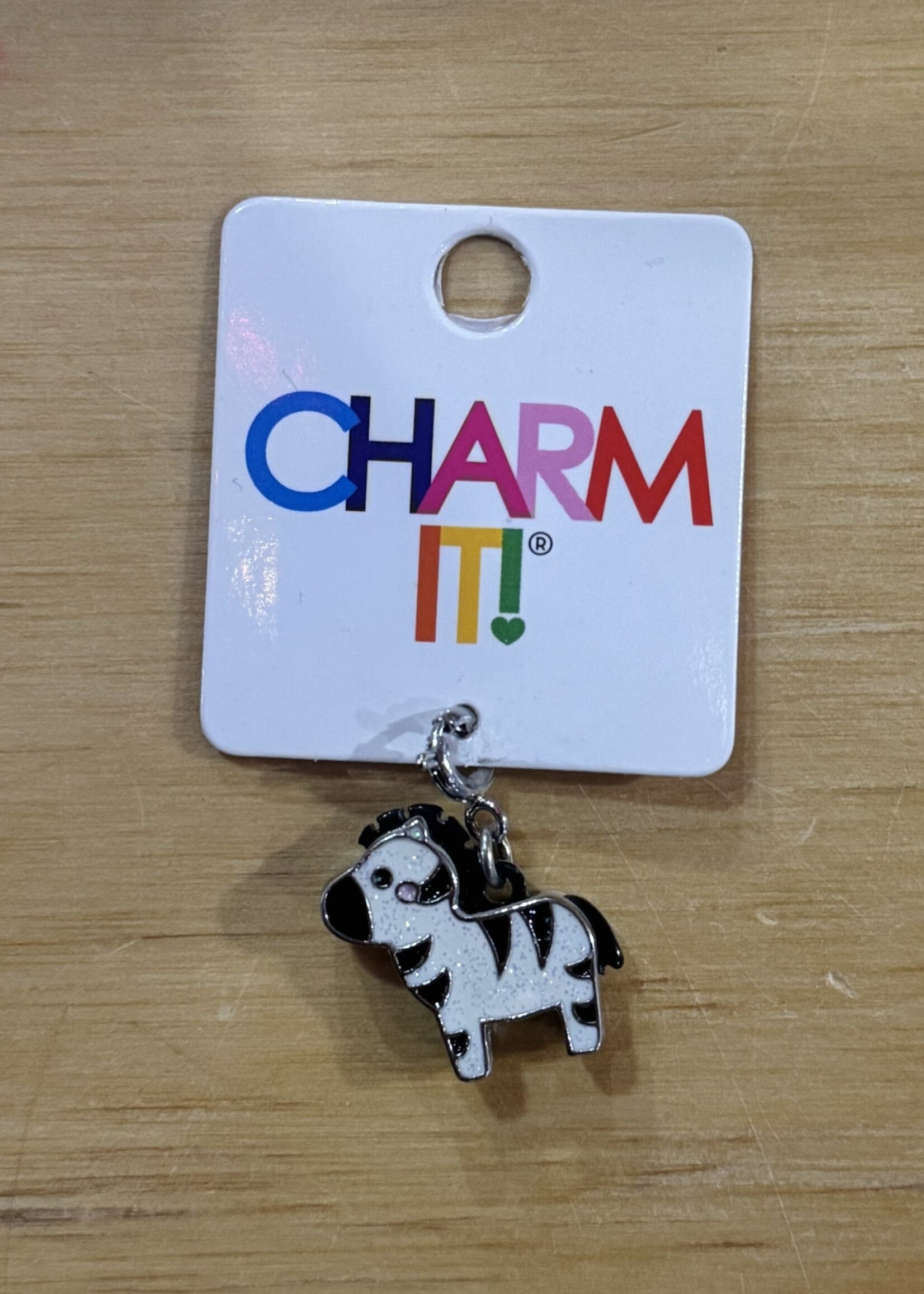 Charm It! Charm It! - Glitter Zebra Charm