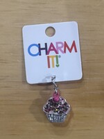 Charm It! Charm It! - Glitter Cupcake Charm