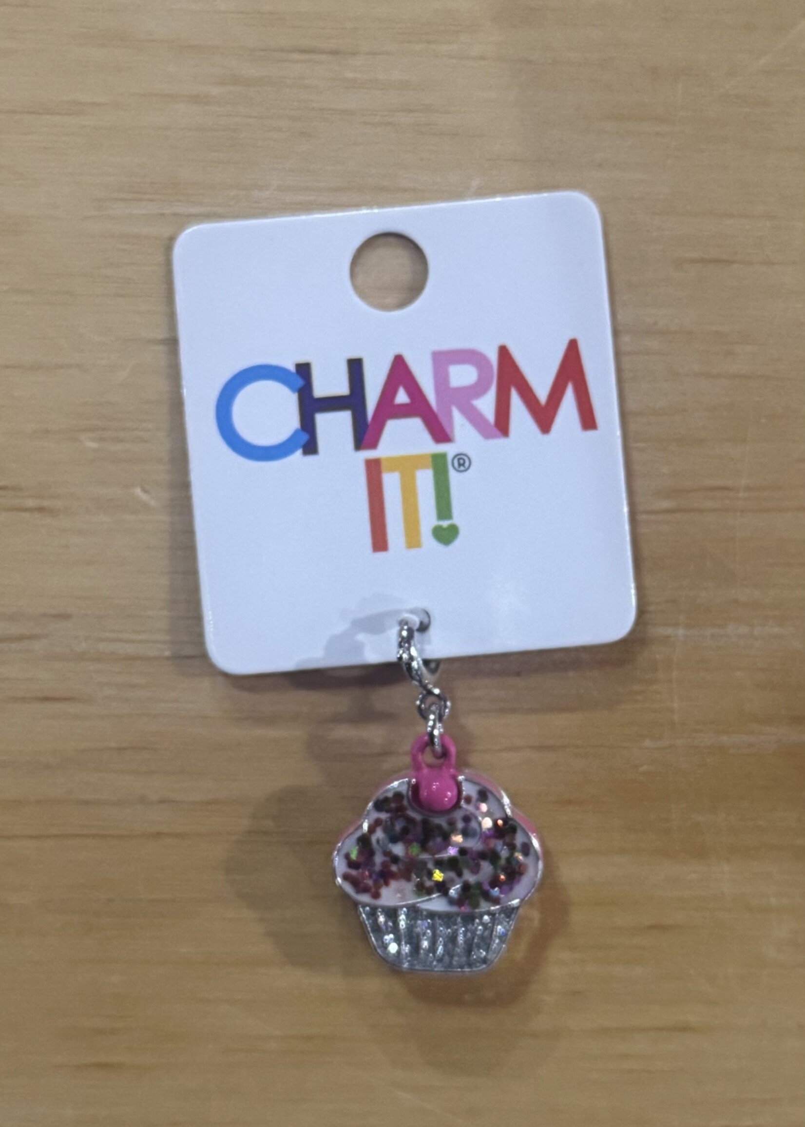 Charm It! Charm It! - Glitter Cupcake Charm
