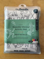 Hey Doodle Deck The Halls (Reusable Silicone Activity Mat)