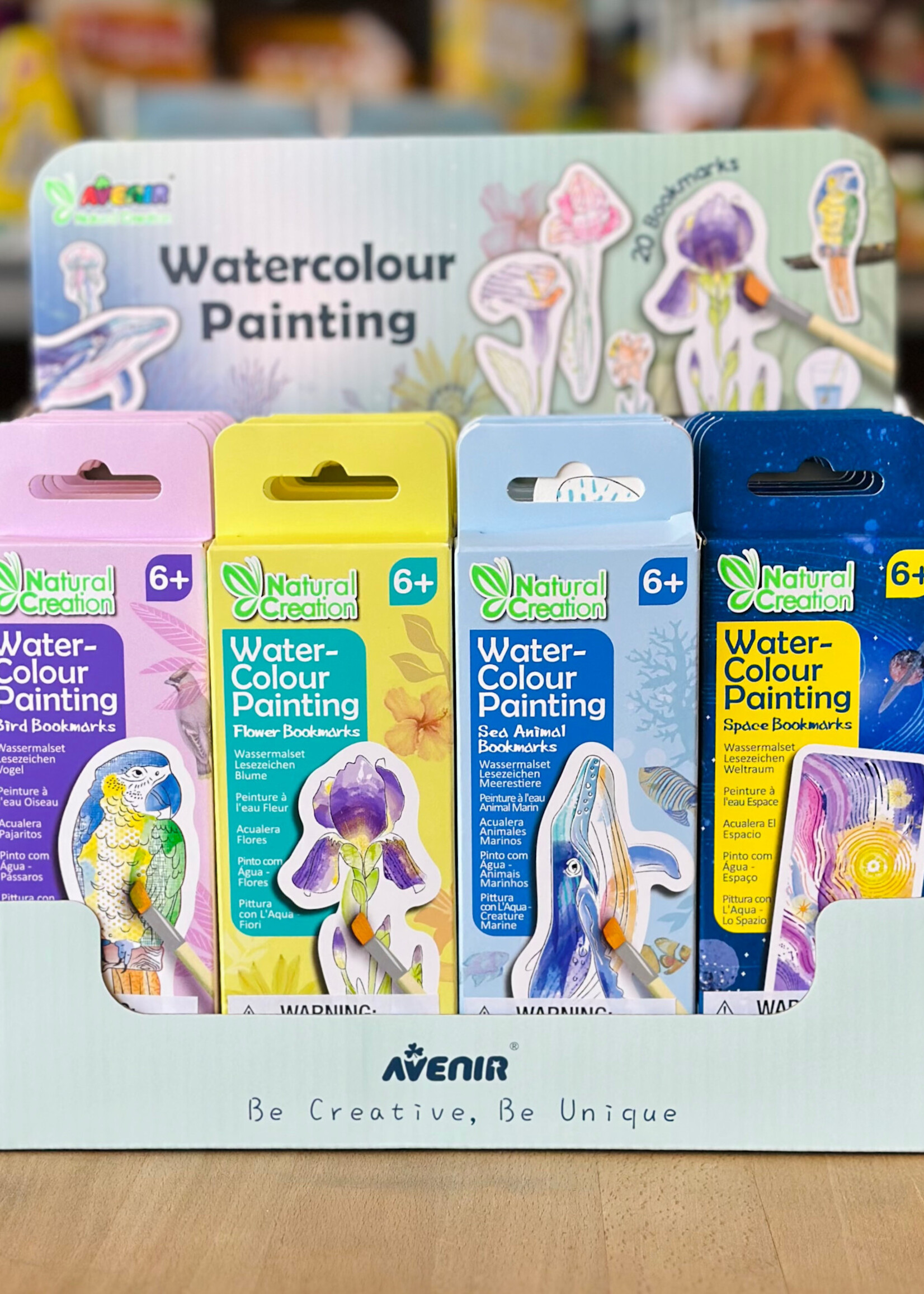 Avenir Watercolor Painting - Bird Bookmarks