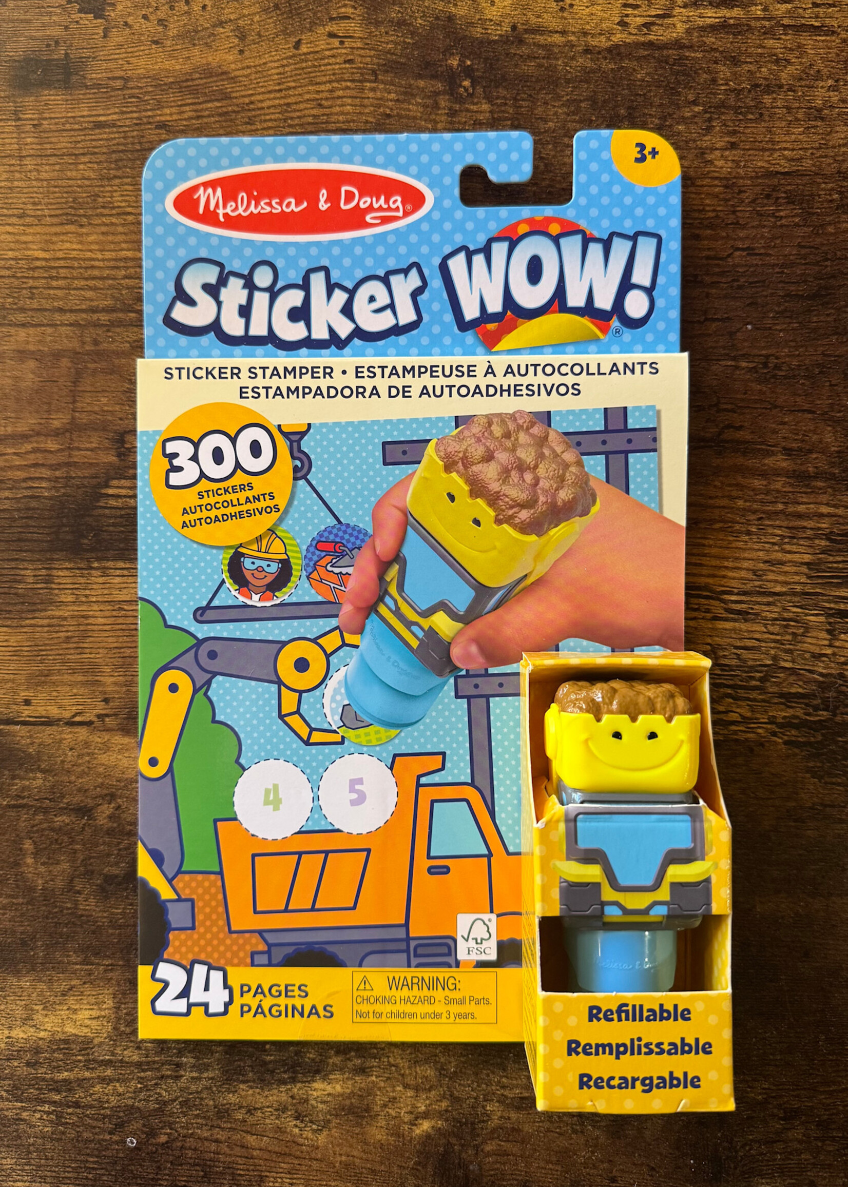 Melissa & Doug Sticker WOW! Activity Pad Set - Bulldozer