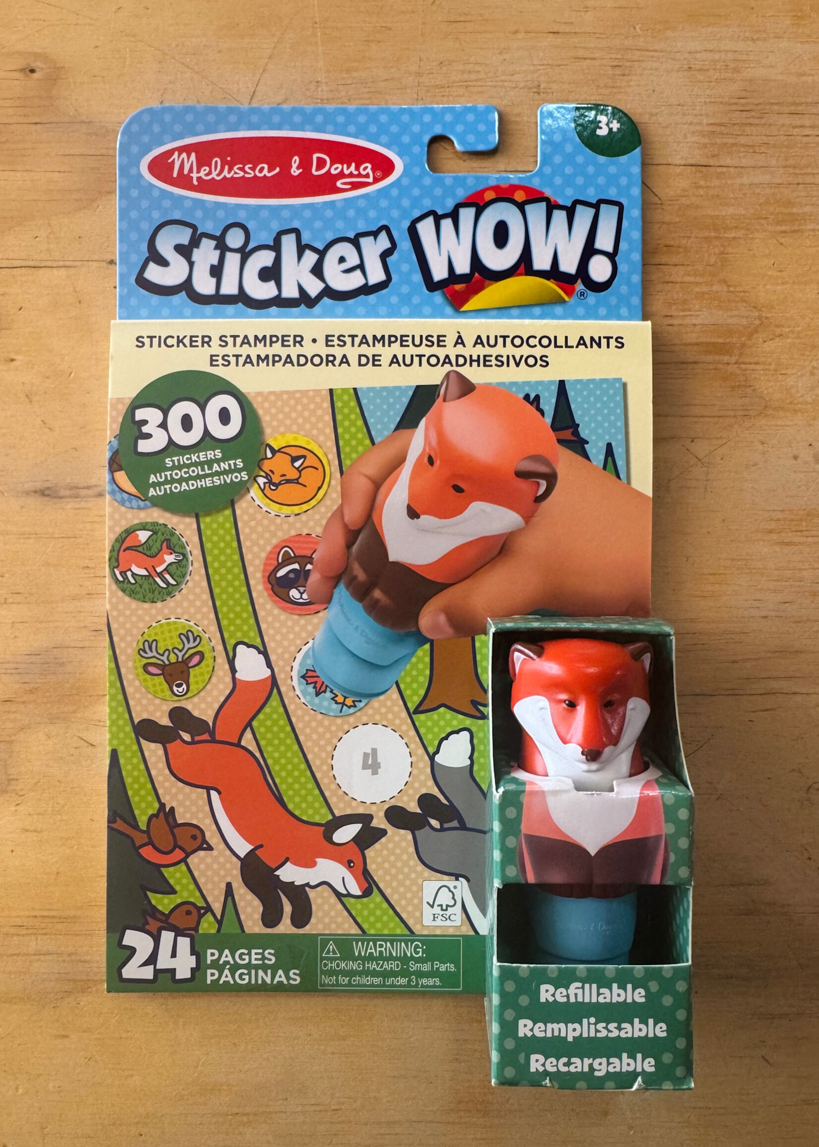 Melissa & Doug Sticker WOW! Activity Pad Set - Fox