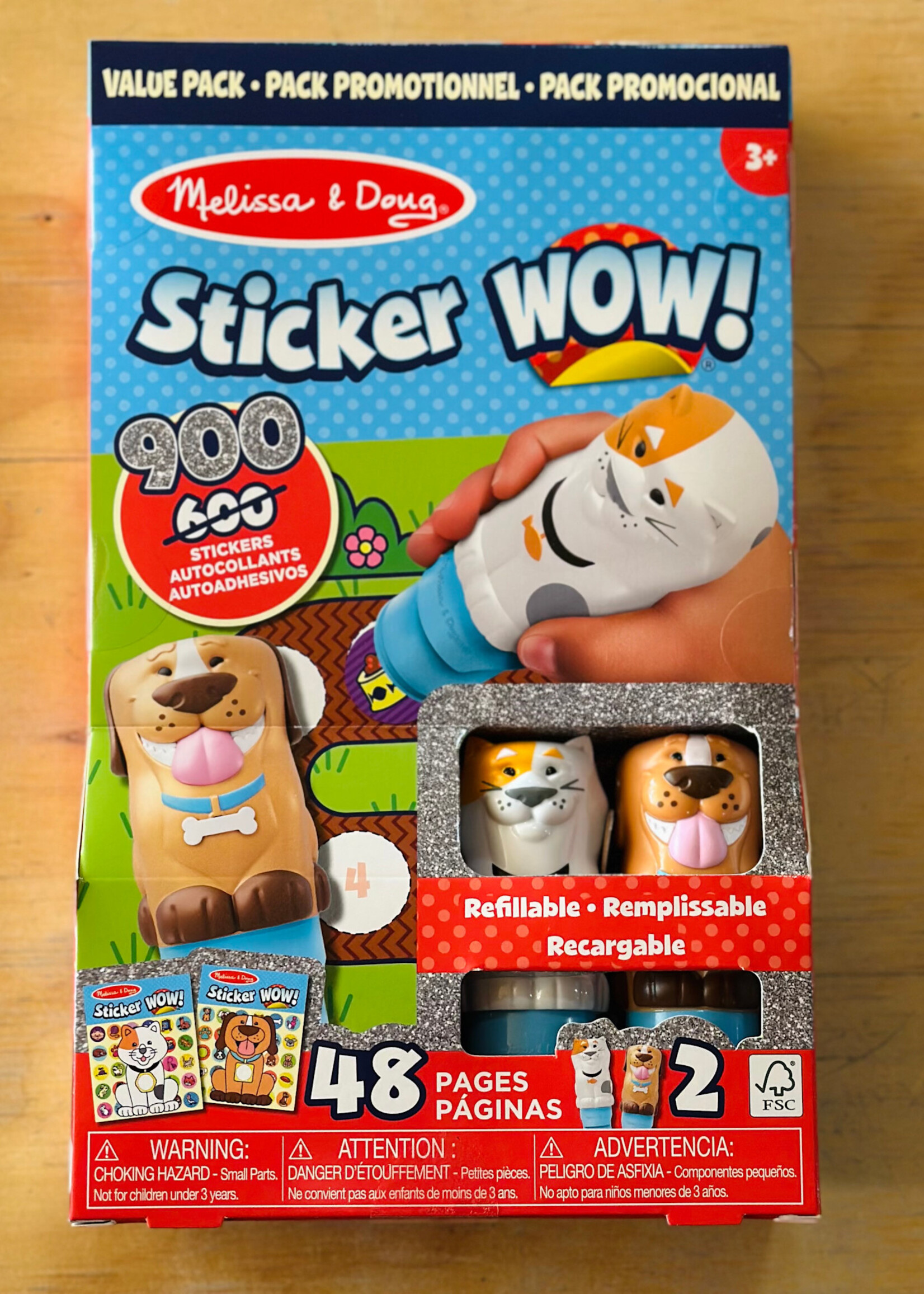 Melissa & Doug Sticker WOW! Deluxe Set - Pets