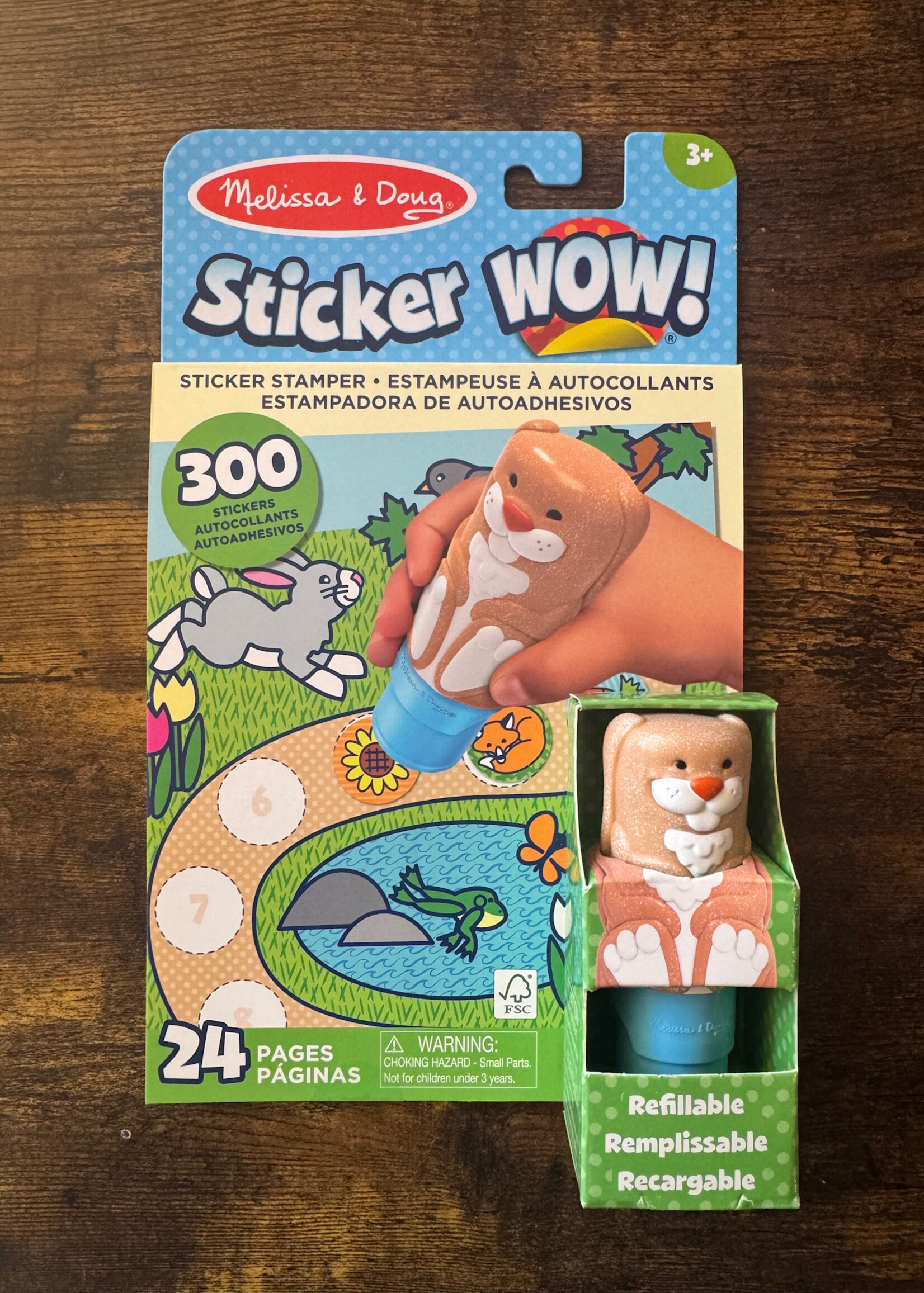 Melissa & Doug Sticker WOW! Activity Pad Set - Bunny