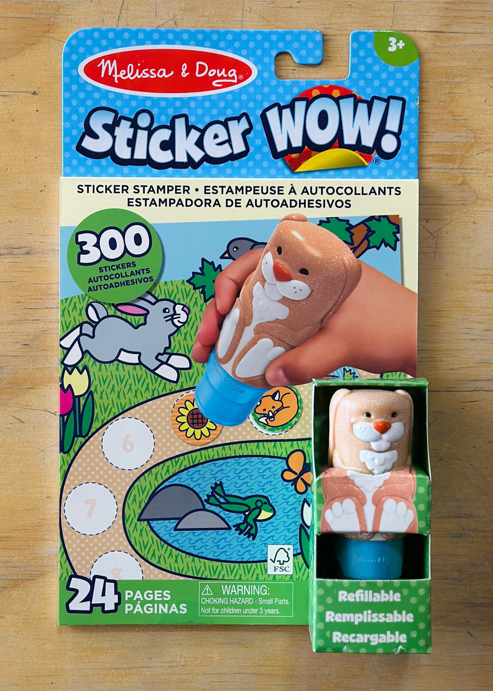 Melissa & Doug Sticker WOW! Activity Pad Set - Bunny