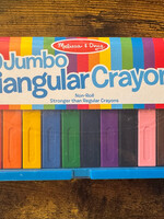 Melissa & Doug Jumbo Triangular Crayons 10pc