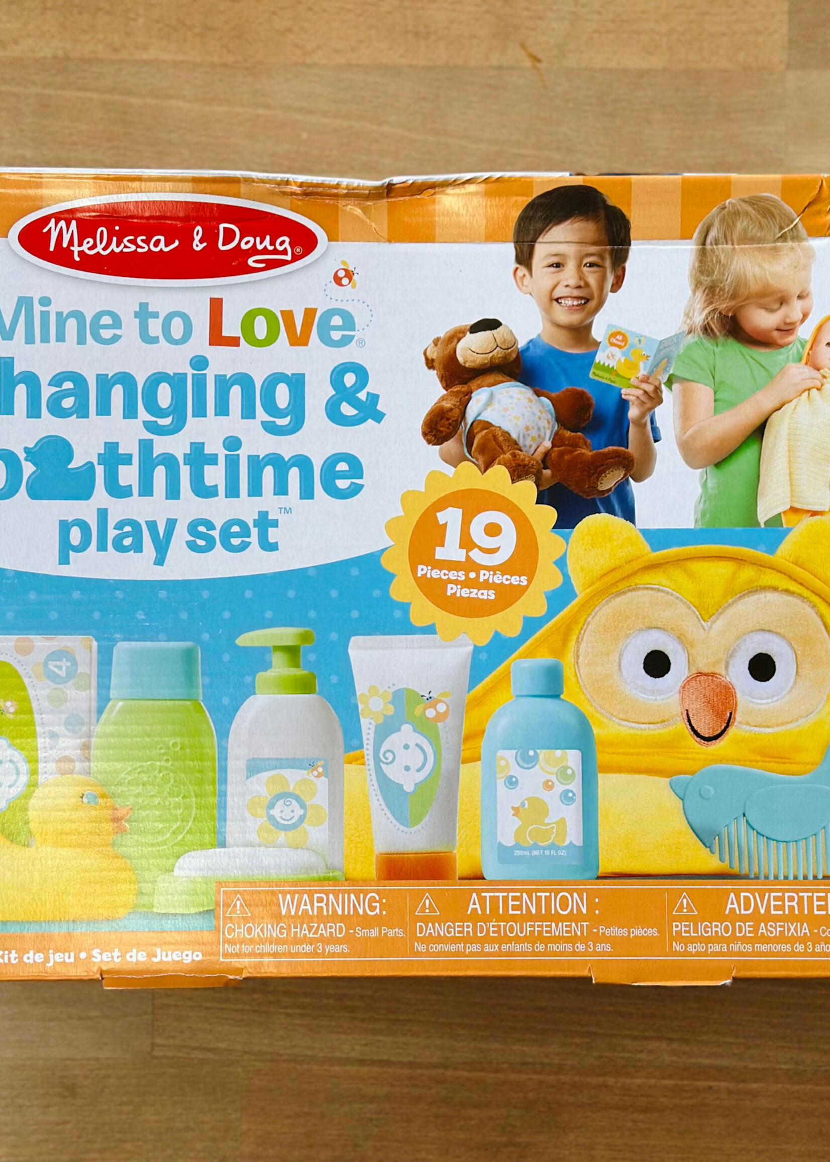 Melissa & Doug Mine to Love - Changing & Bathtime Playset