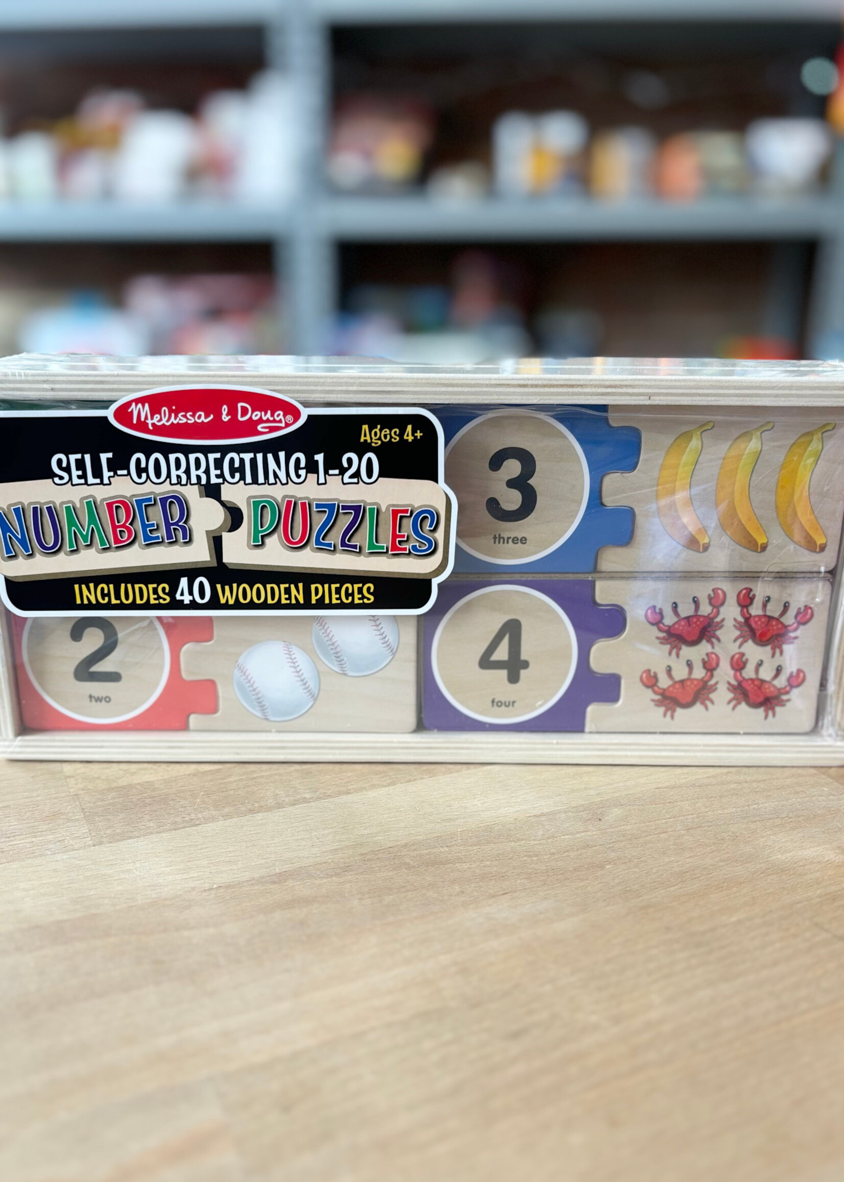 Melissa & Doug Puzzle - Self Correcting Number Puzzle