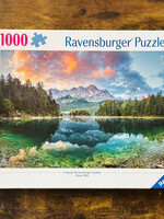 Ravensburger Puzzle - Zugspitze at the Eibsee, Germany 1000 Pc.