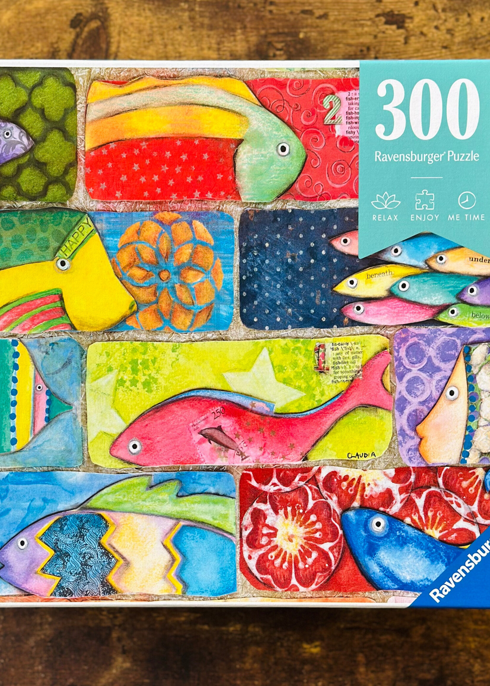 Ravensburger Puzzle - Splashy Fish Tiles 300 Pc.