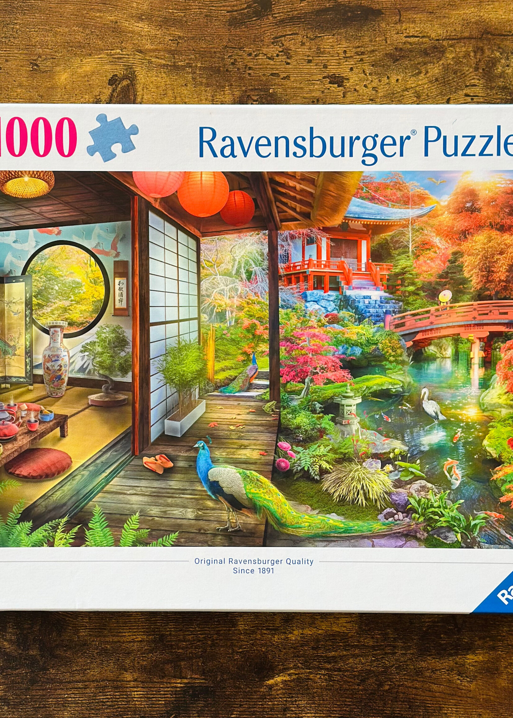 Ravensburger Puzzle - Japanese Garden Teahouse 1000 Pc.