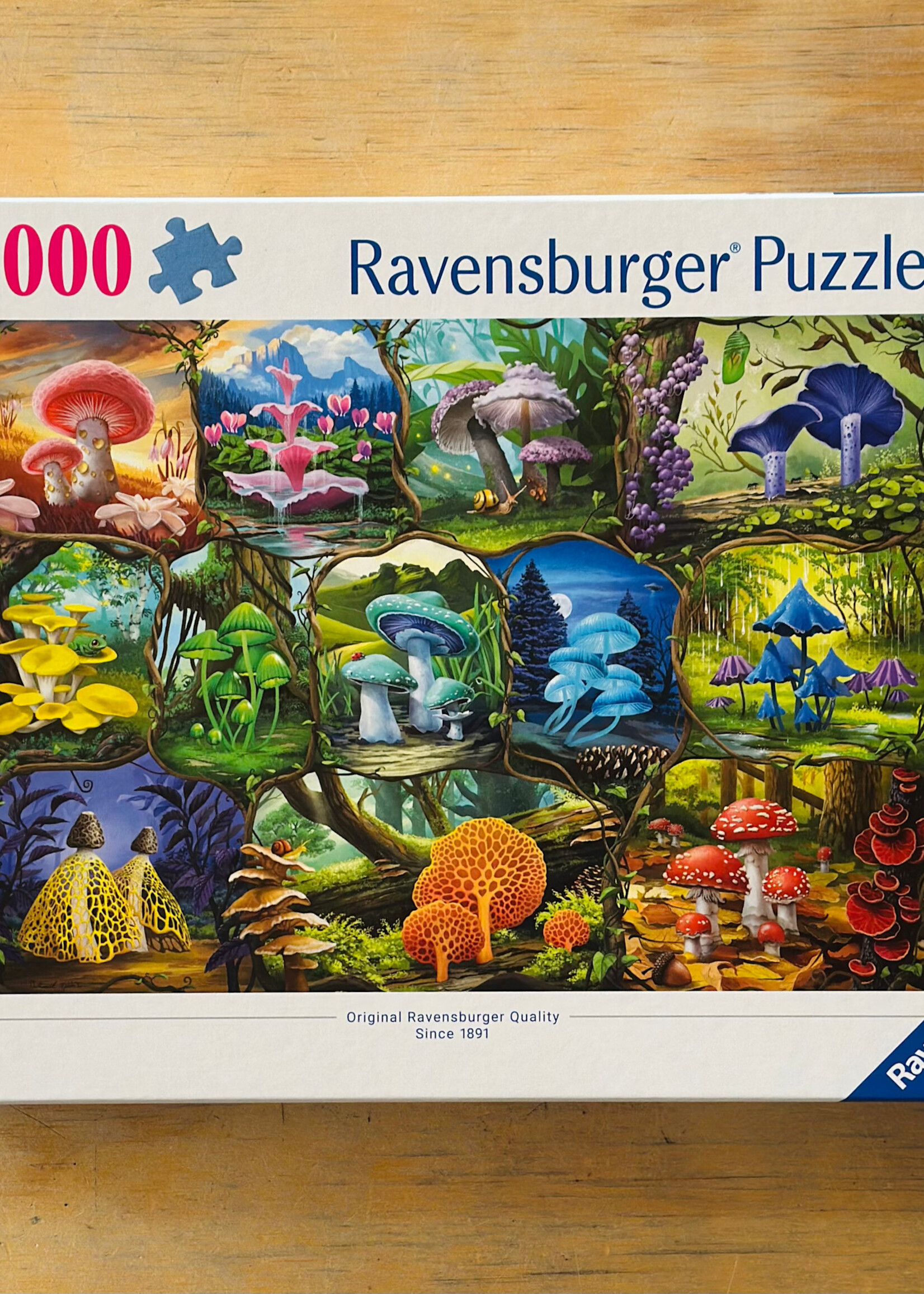 Ravensburger Puzzle - Beautiful Mushrooms 1000 Pc.