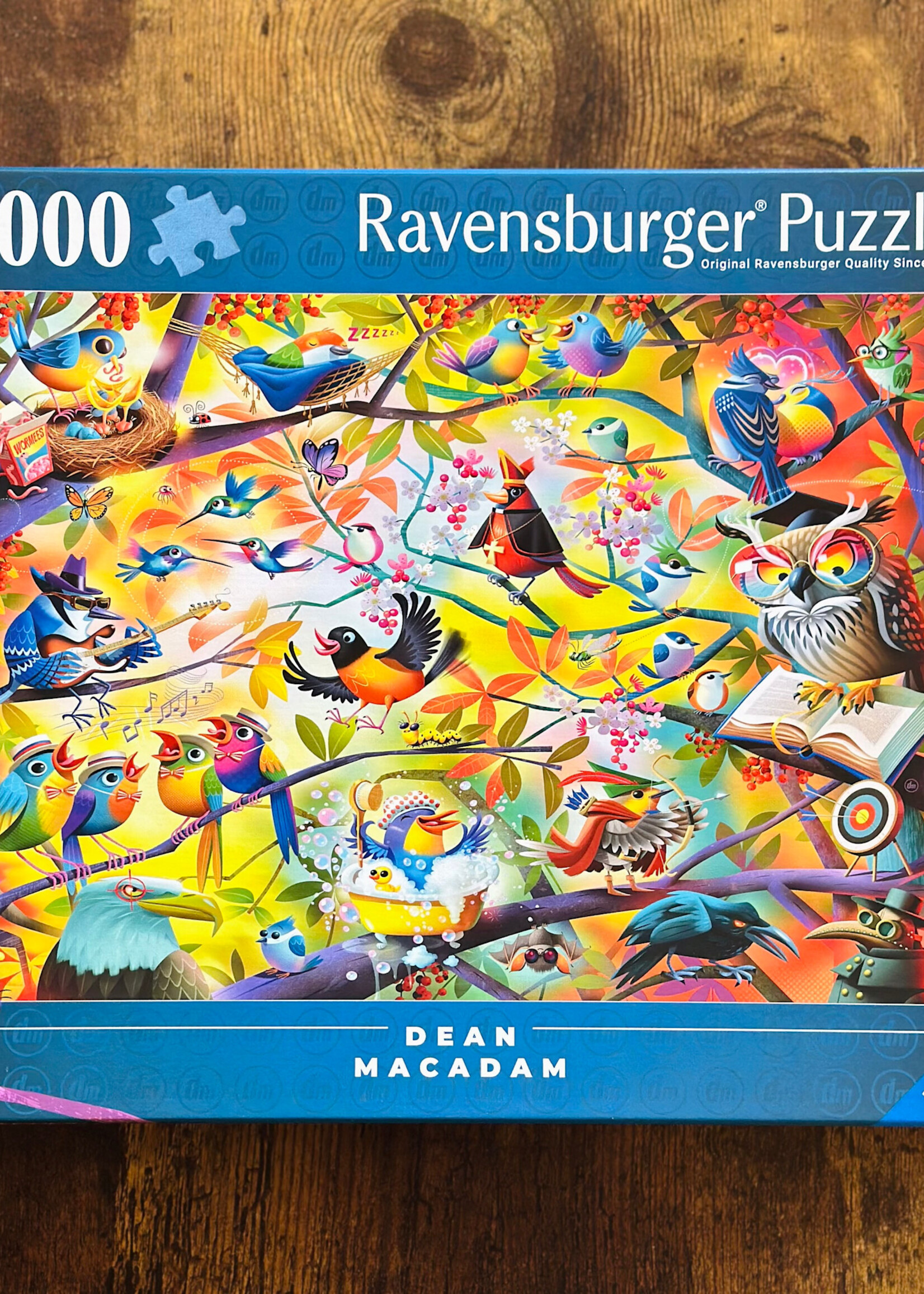 Ravensburger Puzzle - Busy Birdies 1000 Pc.