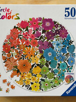 Ravensburger Puzzle - Circle of Flowers: Flowers 500 Pc. (Round)