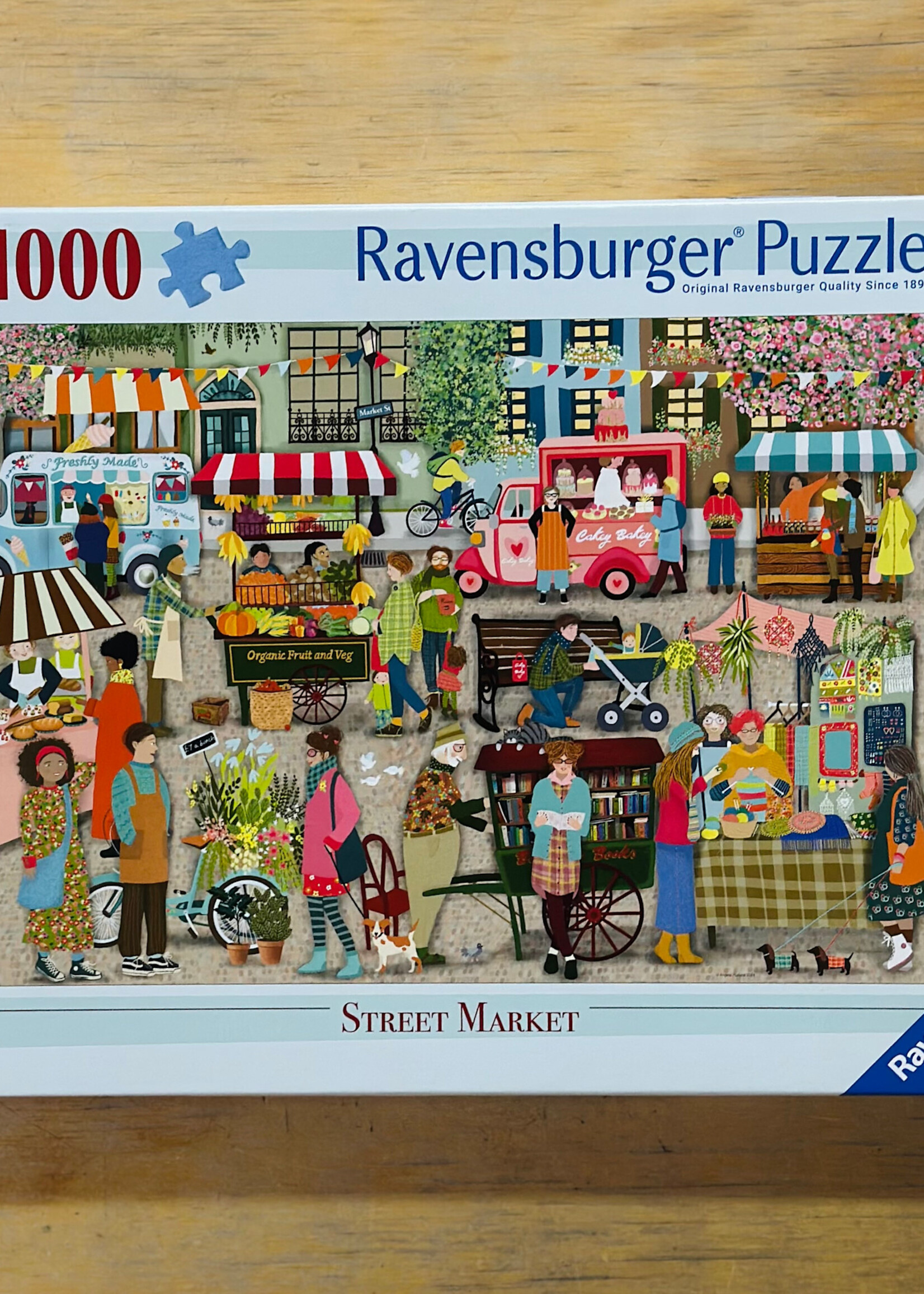 Ravensburger Puzzle - Street Market 1000 Pc.