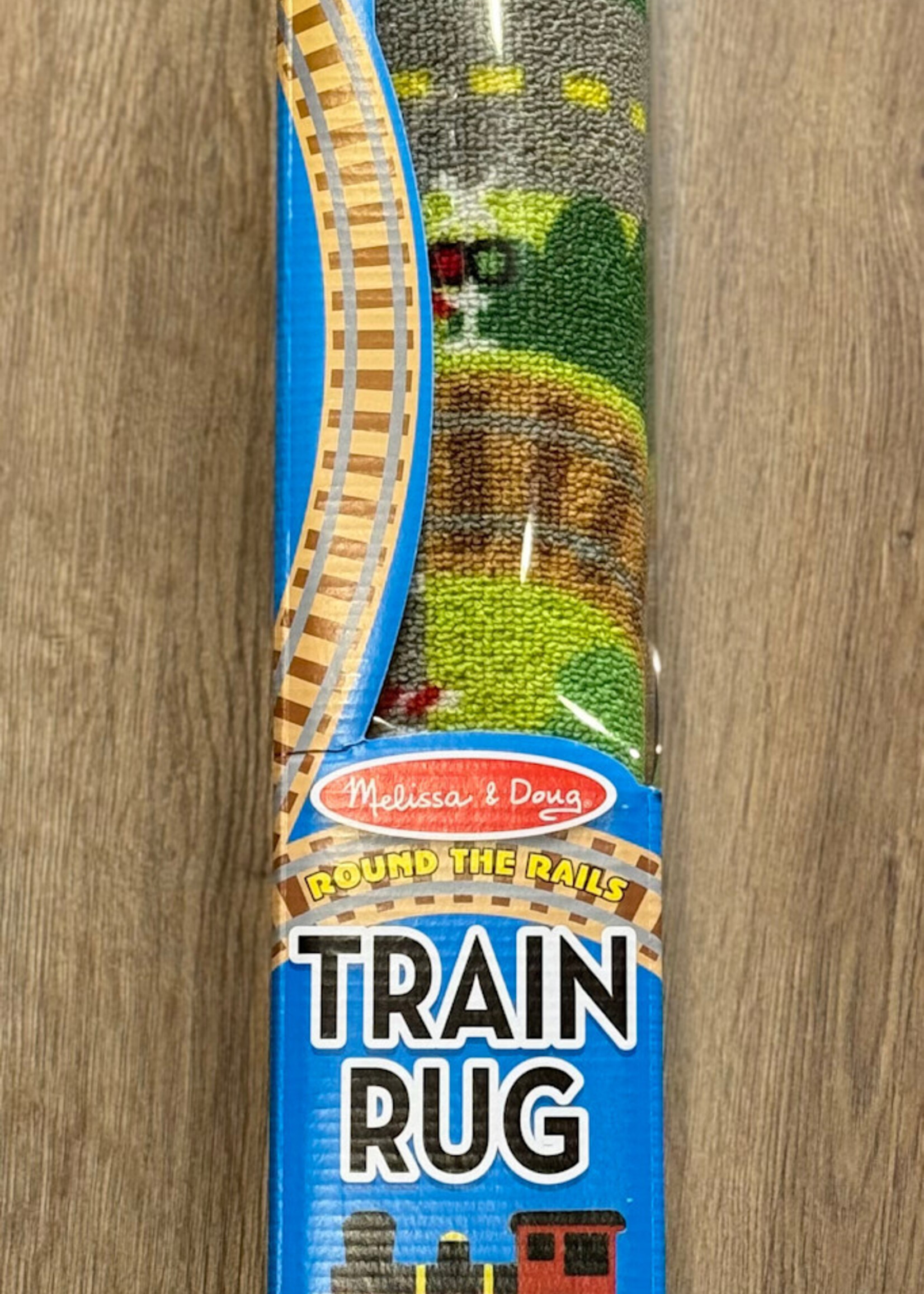 Melissa & Doug Round the Rails Train Rug