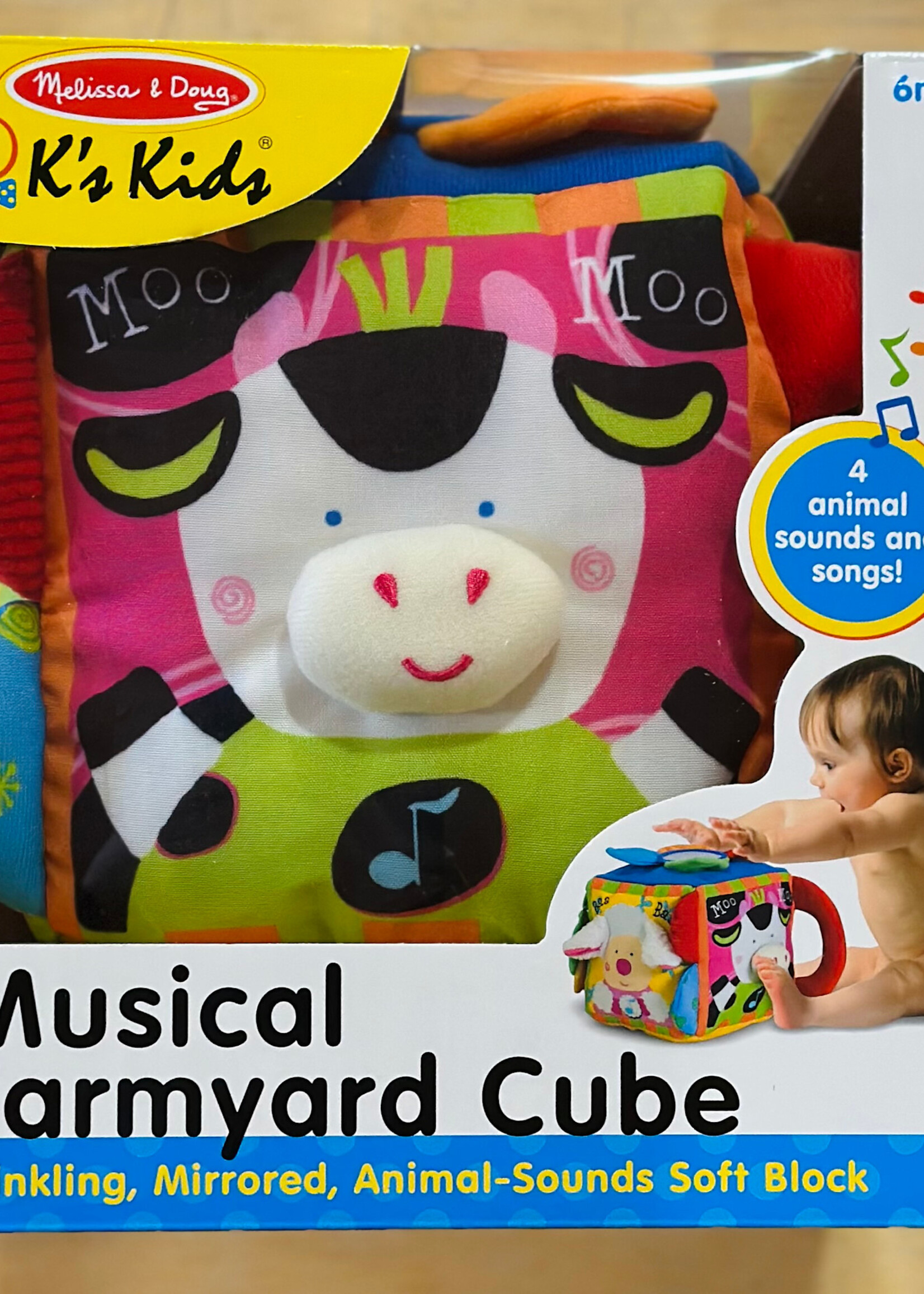 Melissa & Doug Musical Farmyard Cube