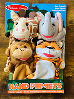 Melissa & Doug Hand Puppets - Zoo Friends