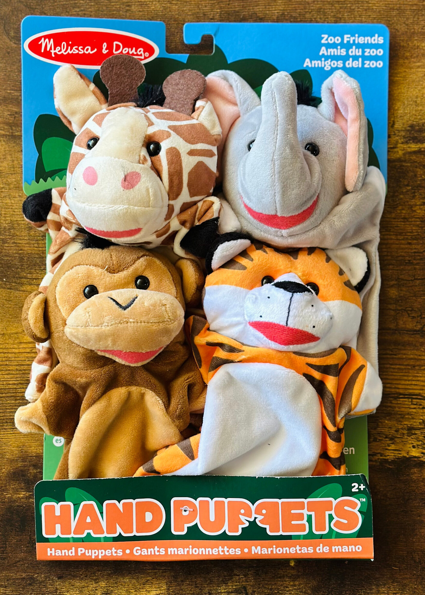 Melissa & Doug Hand Puppets - Zoo Friends