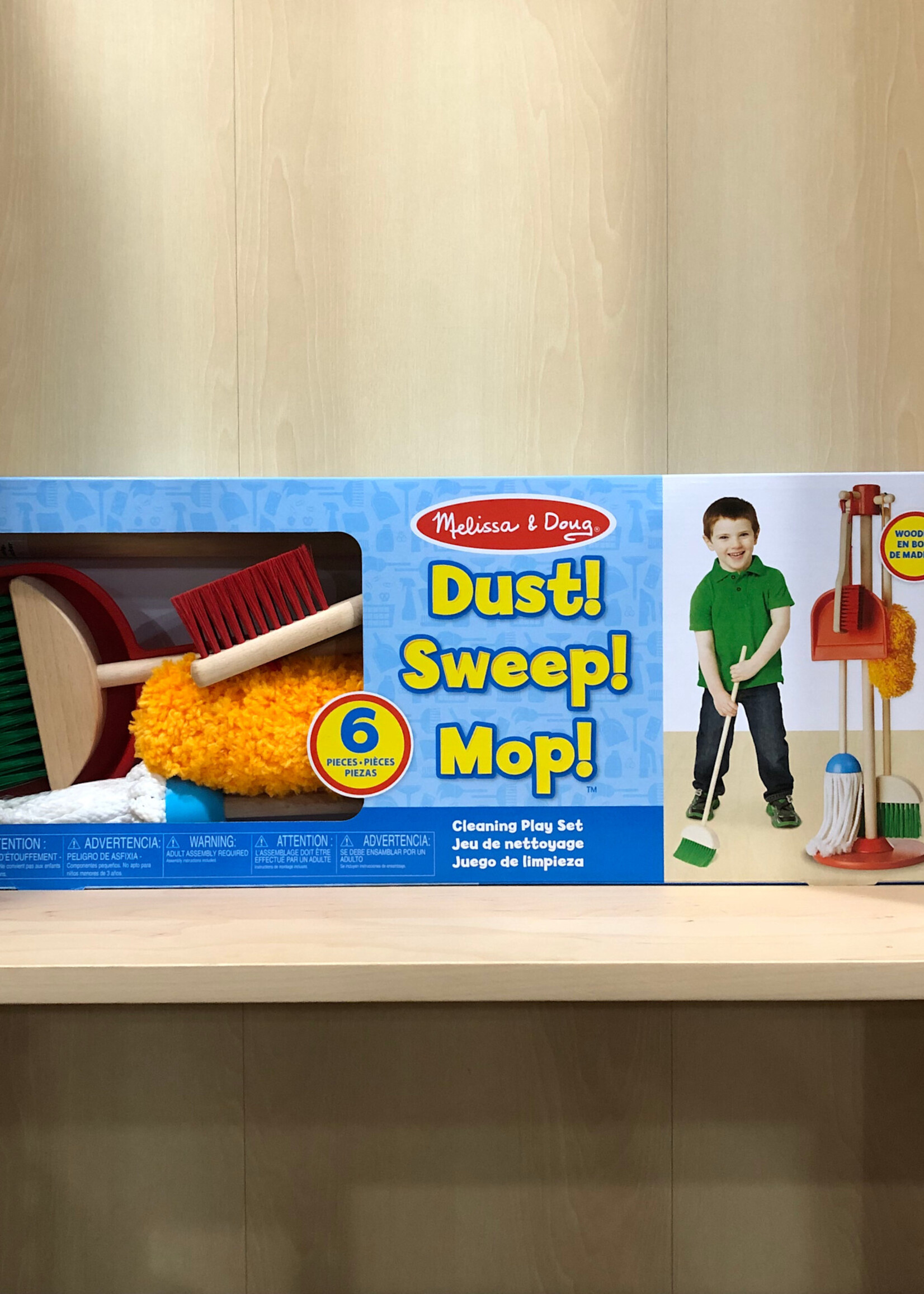 Melissa & Doug Dust, Sweep, & Mop