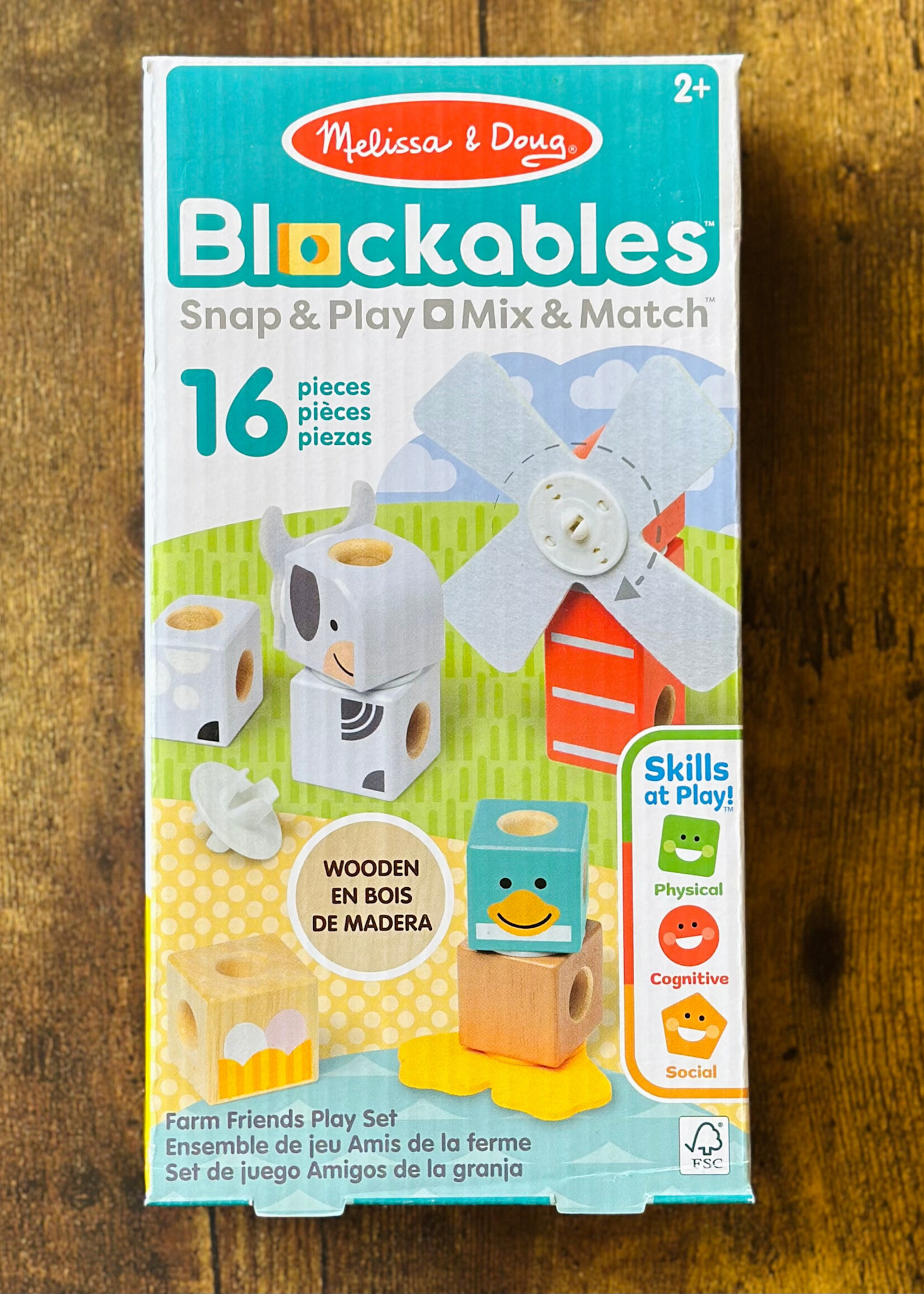 Melissa & Doug Blockables - Farm Friends