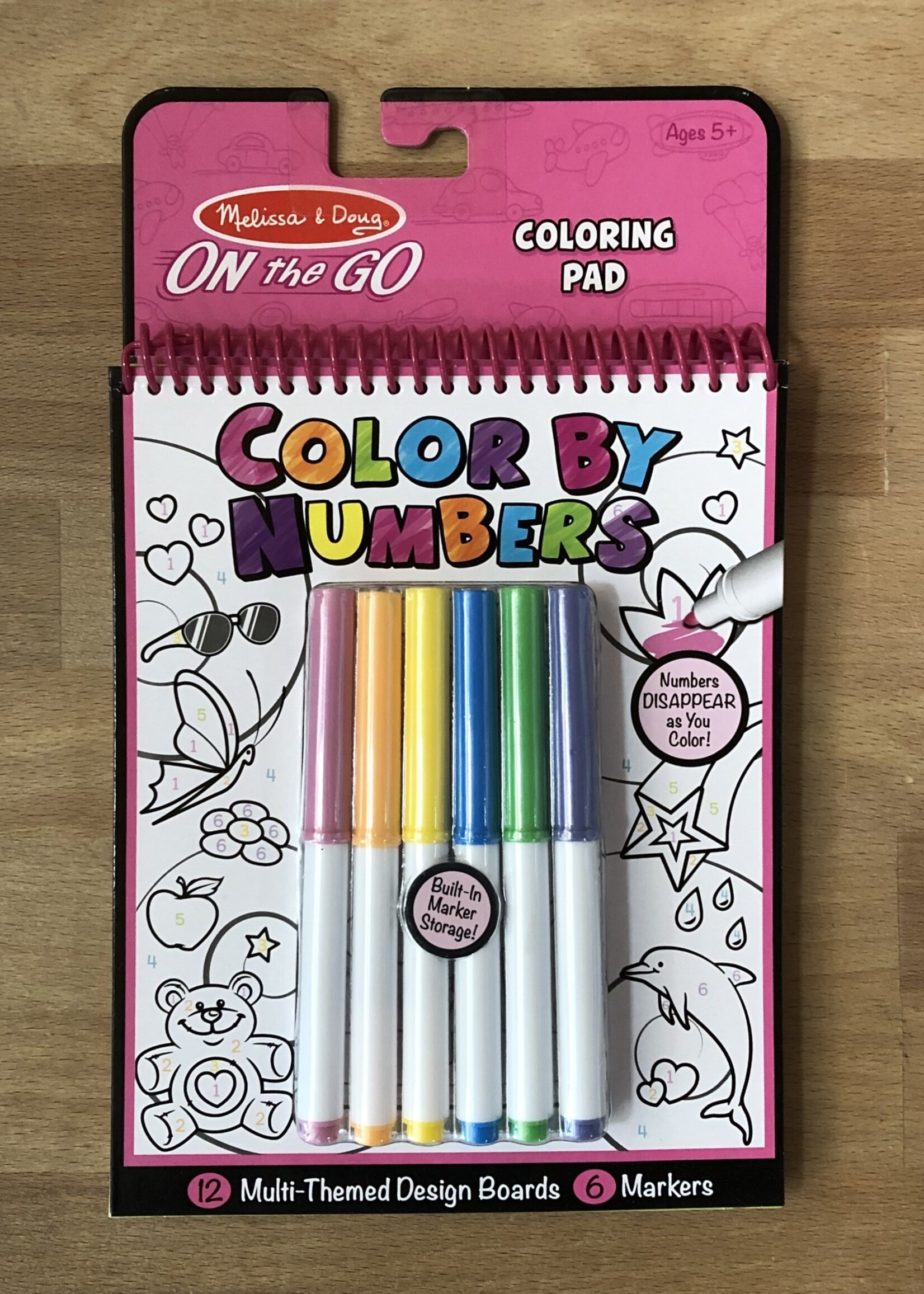 Melissa & Doug Color by Numbers - Pink