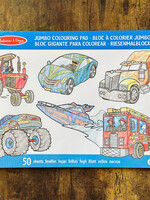 Melissa & Doug Jumbo Coloring Pad - Vehicles