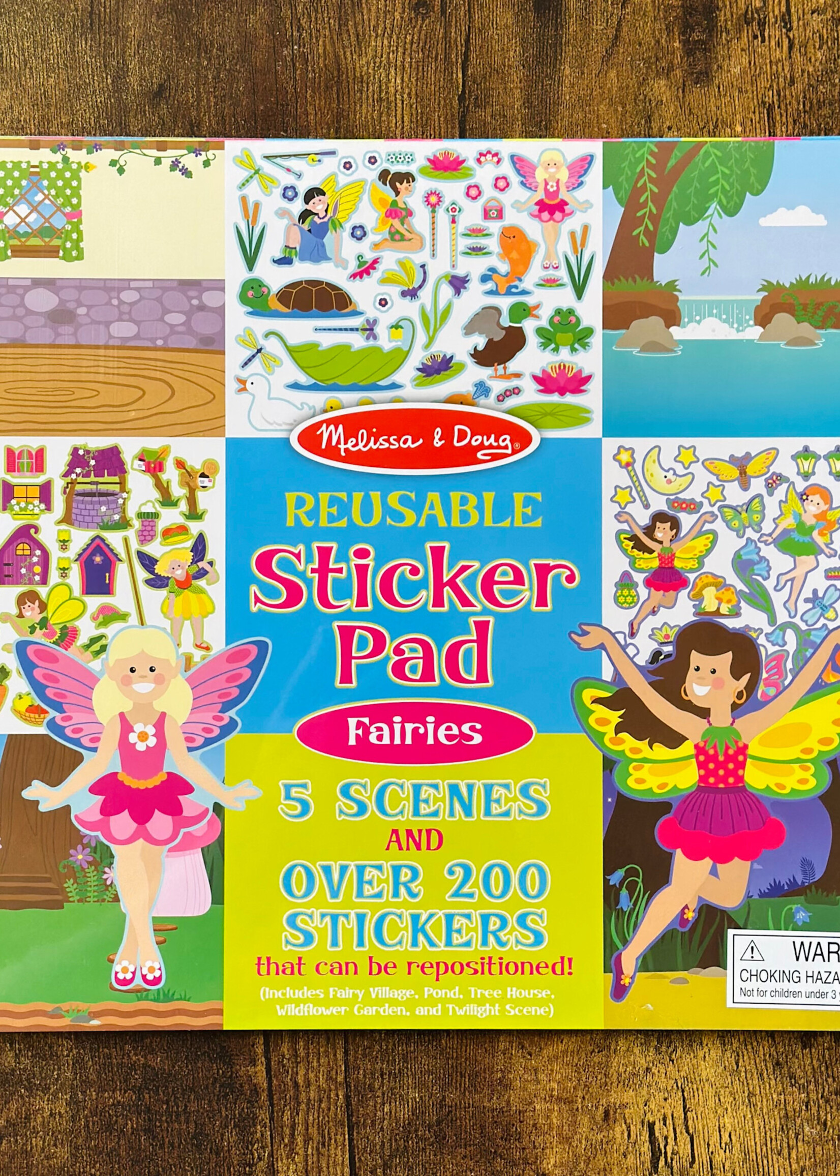 Melissa & Doug Reusable Sticker Pad - Fairies