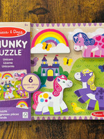 Melissa & Doug Puzzle - Unicorn Chunky Puzzle