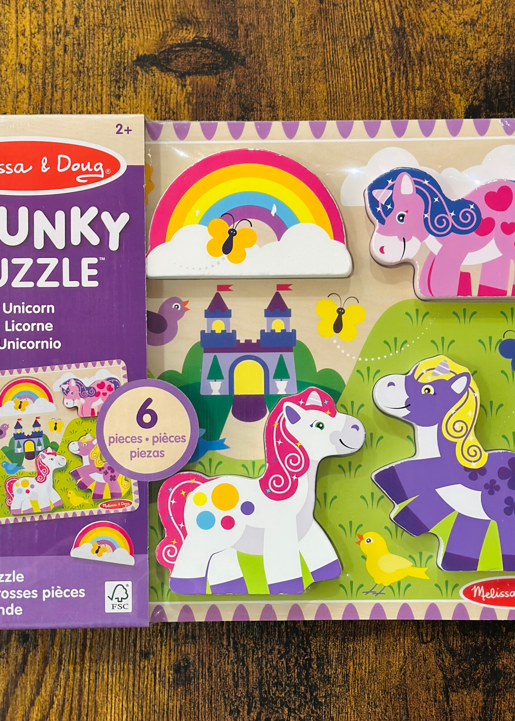 Melissa & Doug Puzzle - Unicorn Chunky Puzzle