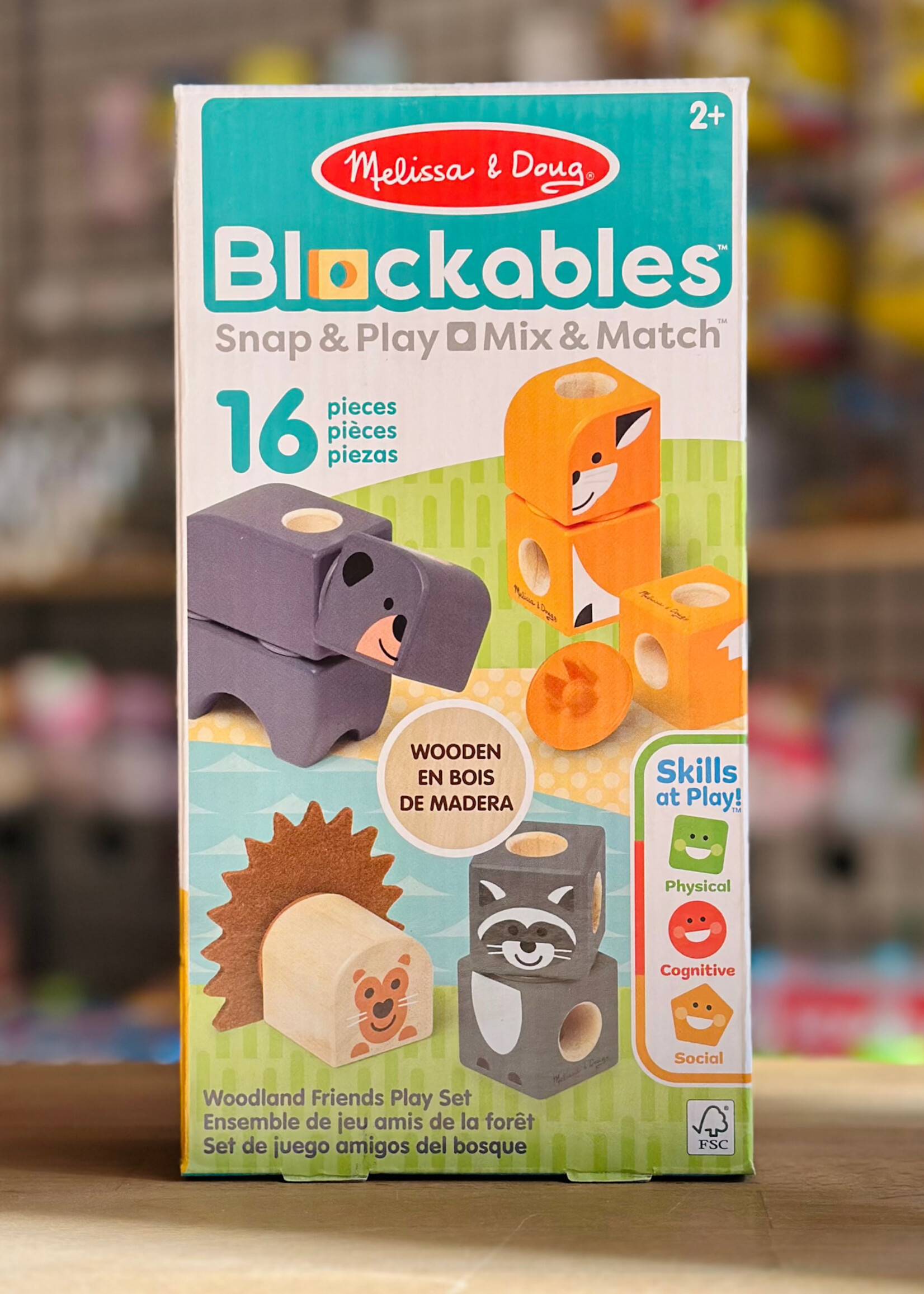 Melissa & Doug Blockables - Woodland Friends