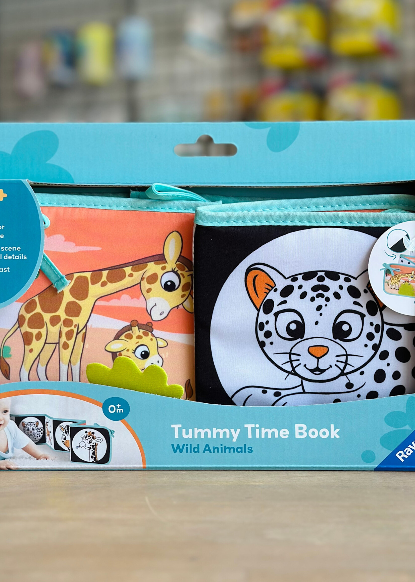 Ravensburger Book - Tummy Time Book: Wild Animals