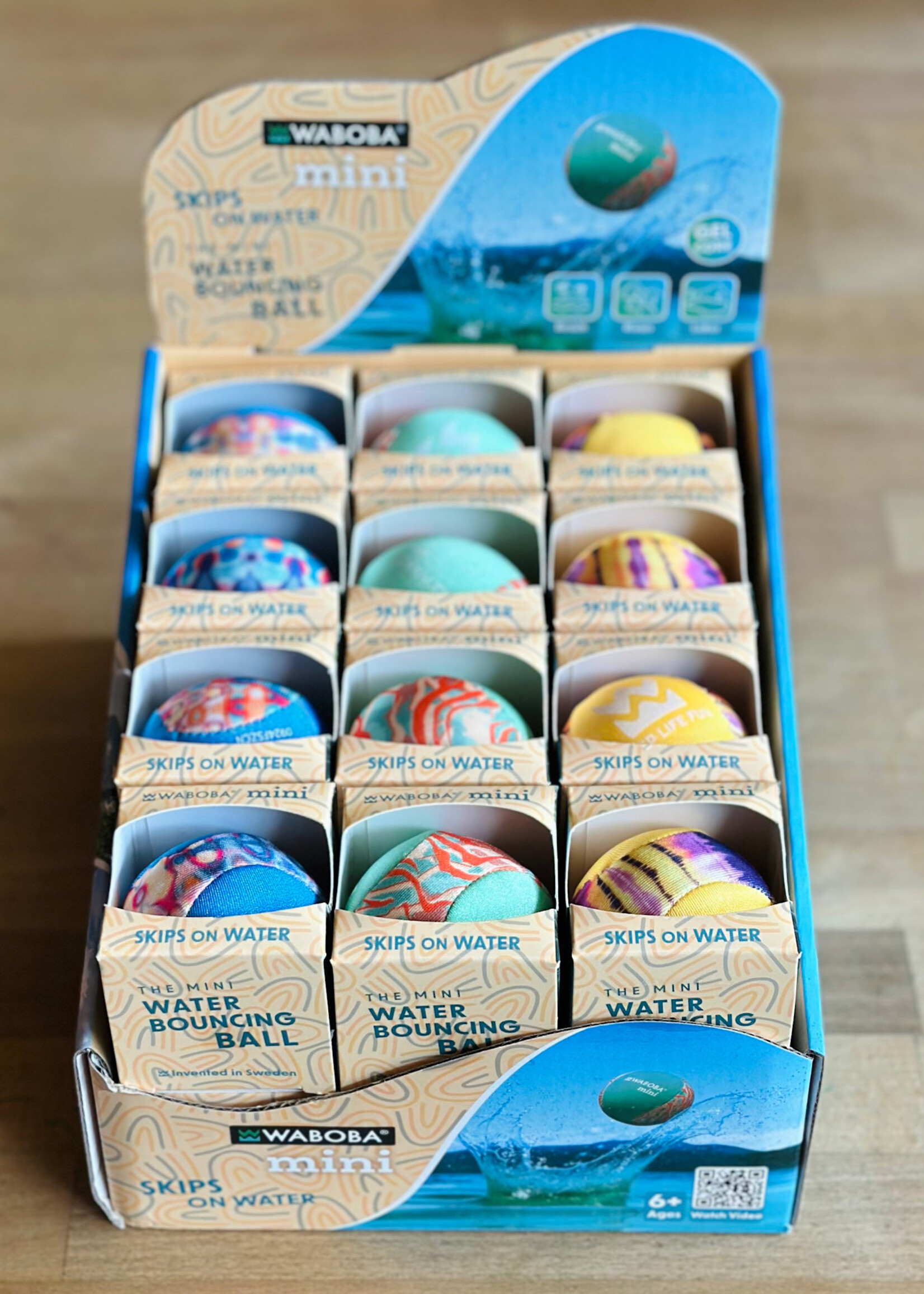 Waboba Mini Water Bouncing Ball (Blue)