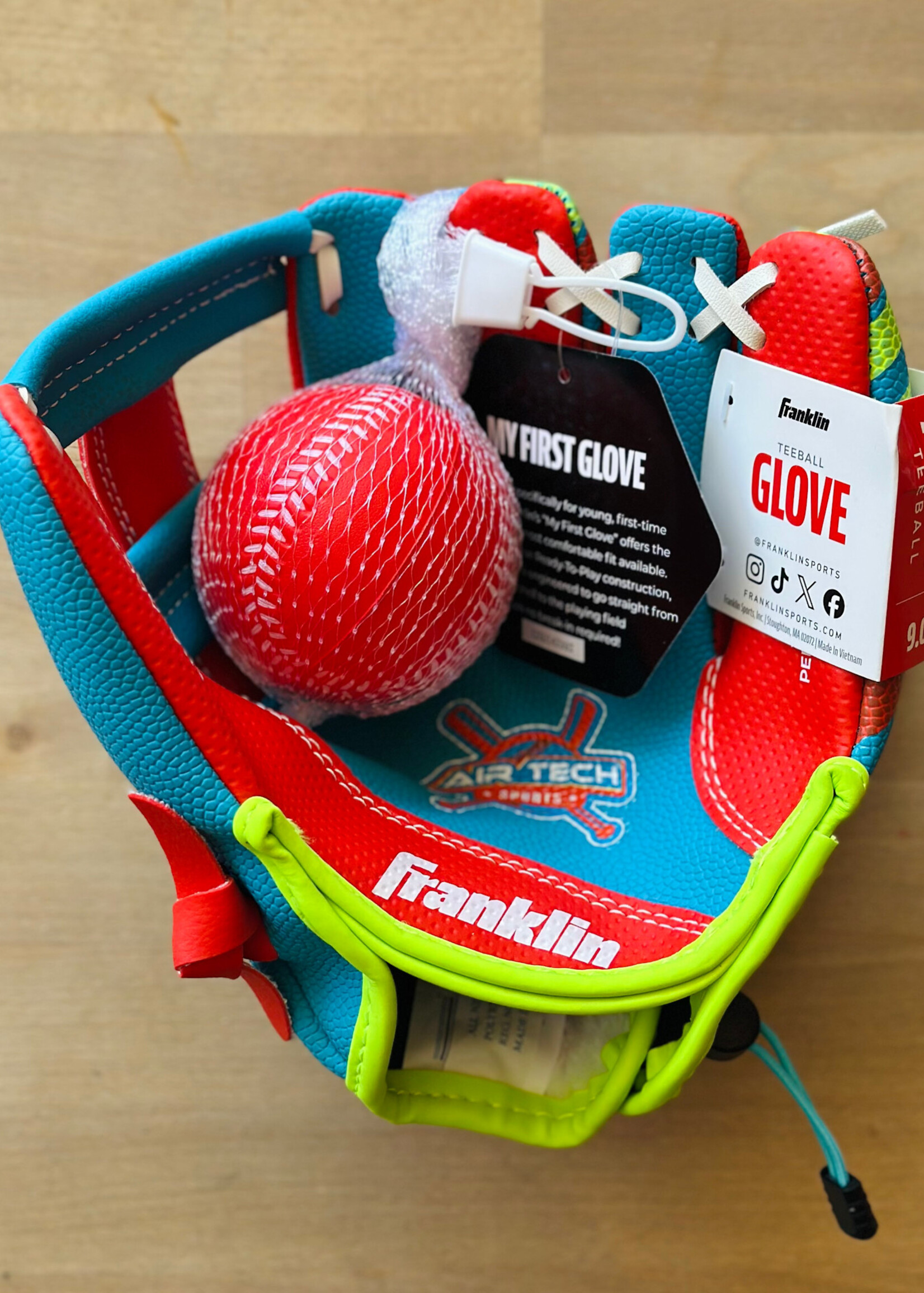 Franklin Teeball Glove (Right Red)
