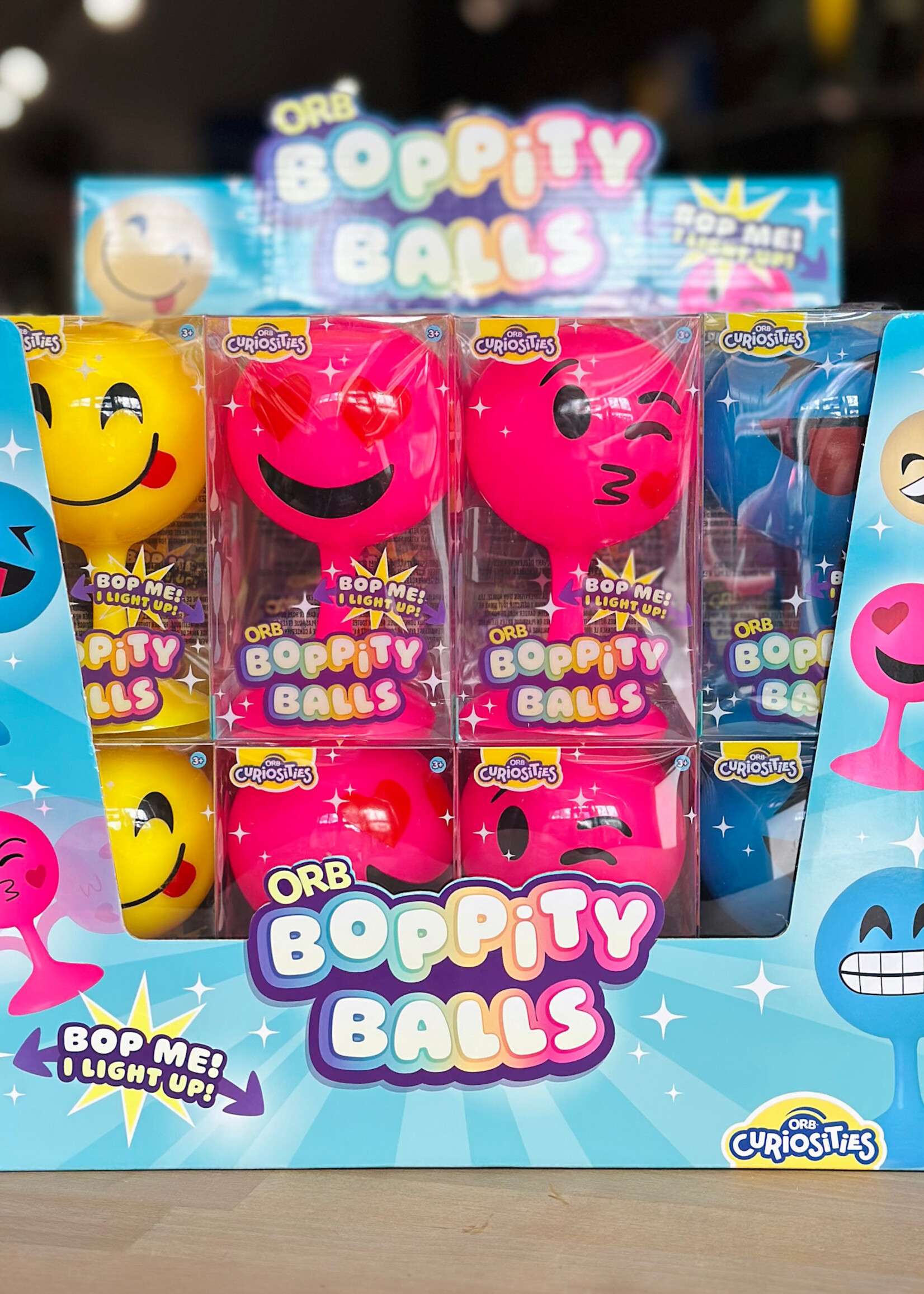 ORB Light-Up Boppity Balls - Smiley Face