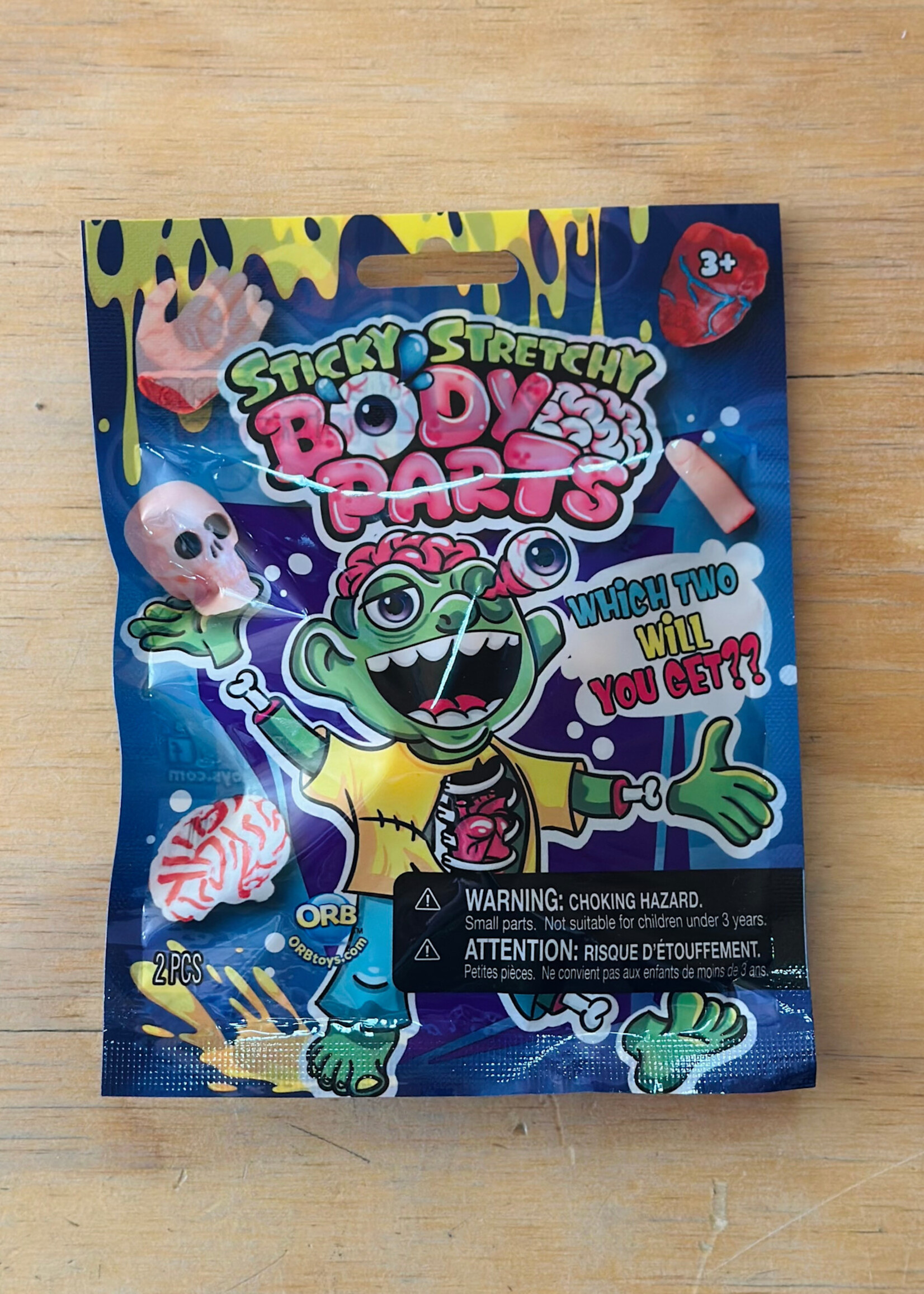 ORB Sticky Stretchy Body Parts - Mystery Bag