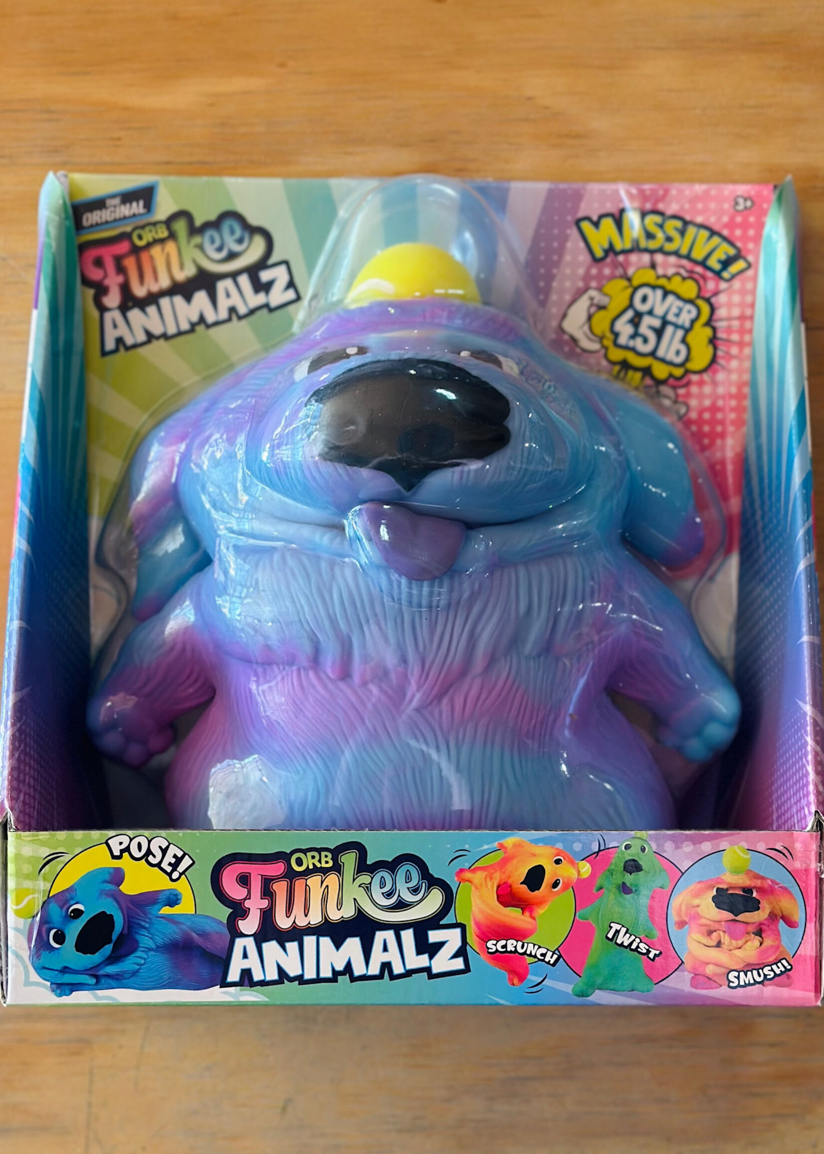 ORB Funkee Animalz Dog with Ball - Blue/Purple