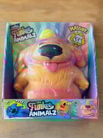 ORB Funkee Animalz Dog with Ball - Pink/Orange
