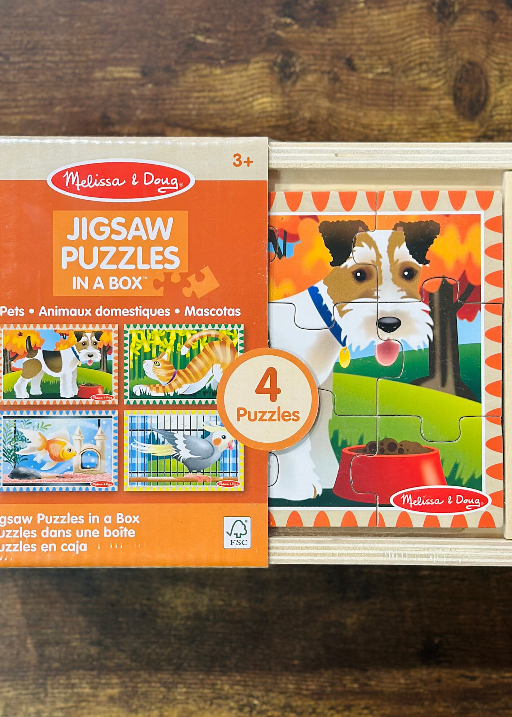 Melissa & Doug Puzzle - Pet Puzzles in a Box