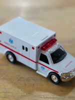 The Toy Network Die-Cast Pull Back Rescue Ambulance