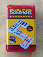 The Toy Network Double Twelve Dominoes (with trains for Mexican train)