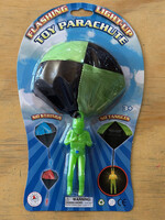 Aeromax Flashing Light-Up Toy Parachute (Green)