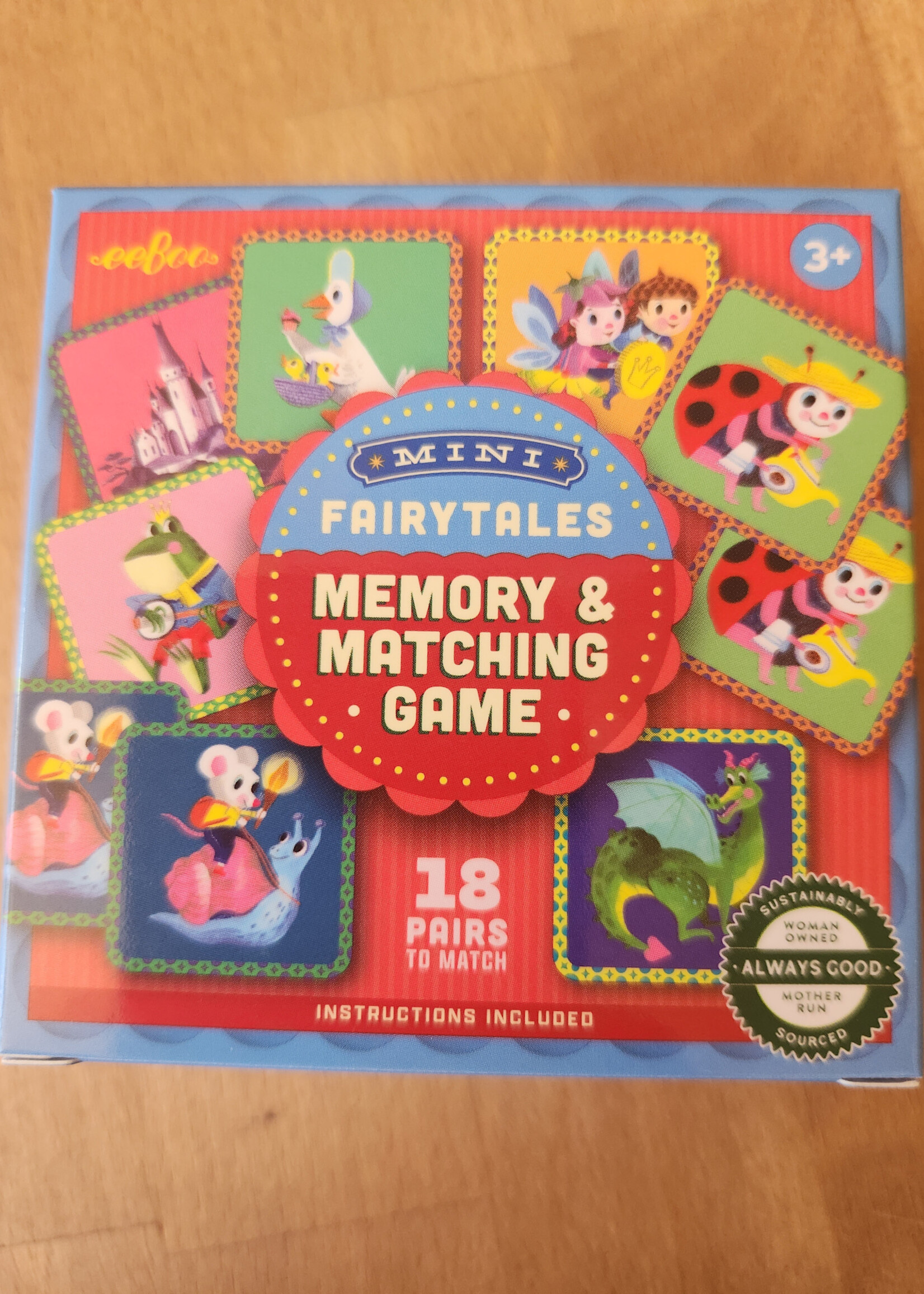 eeBoo Mini Memory Game -Fairytales