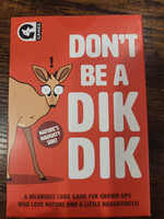 Professor Puzzle Card Game - Don't Be A Dik Dik