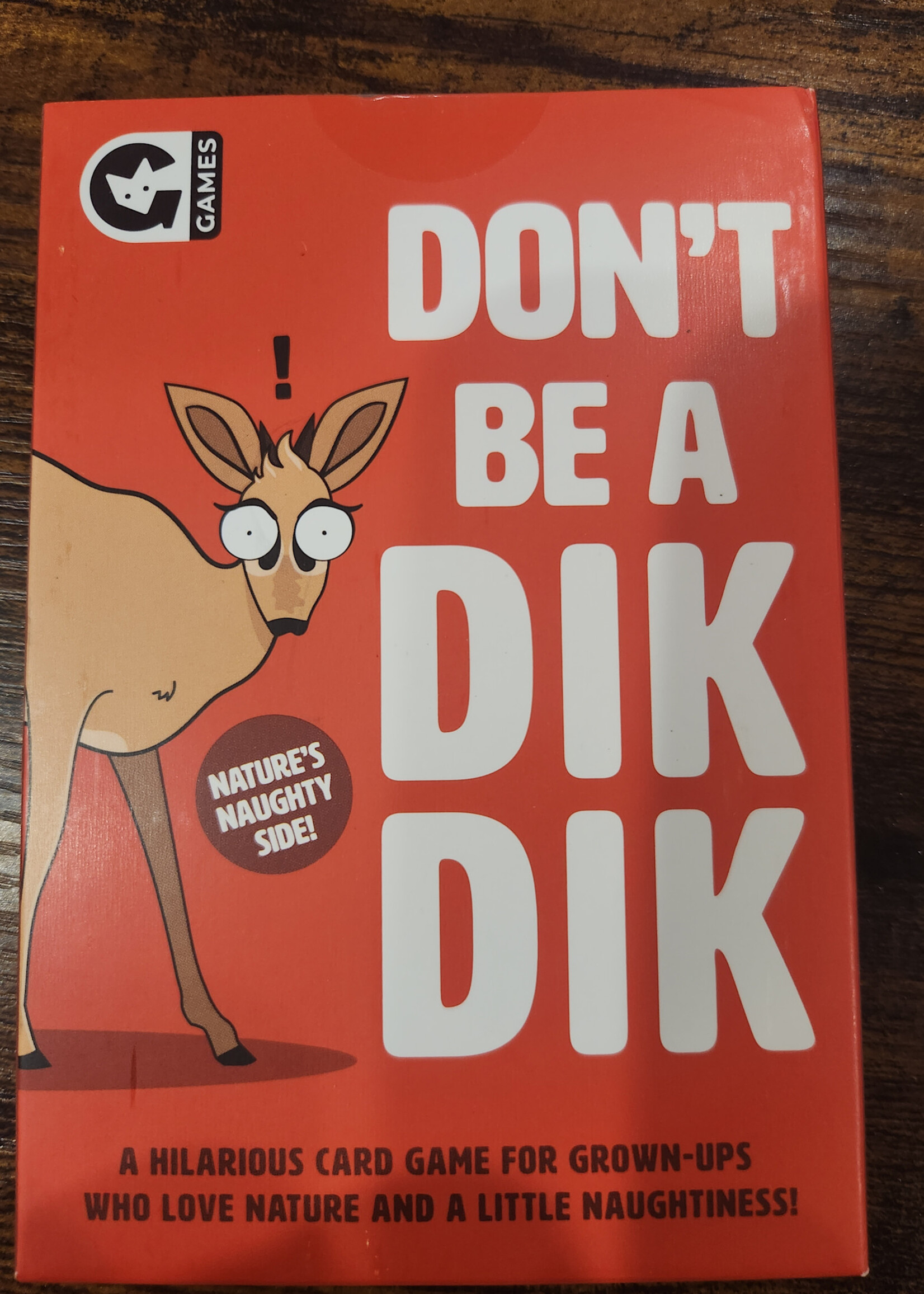 Professor Puzzle Card Game - Don't Be A Dik Dik