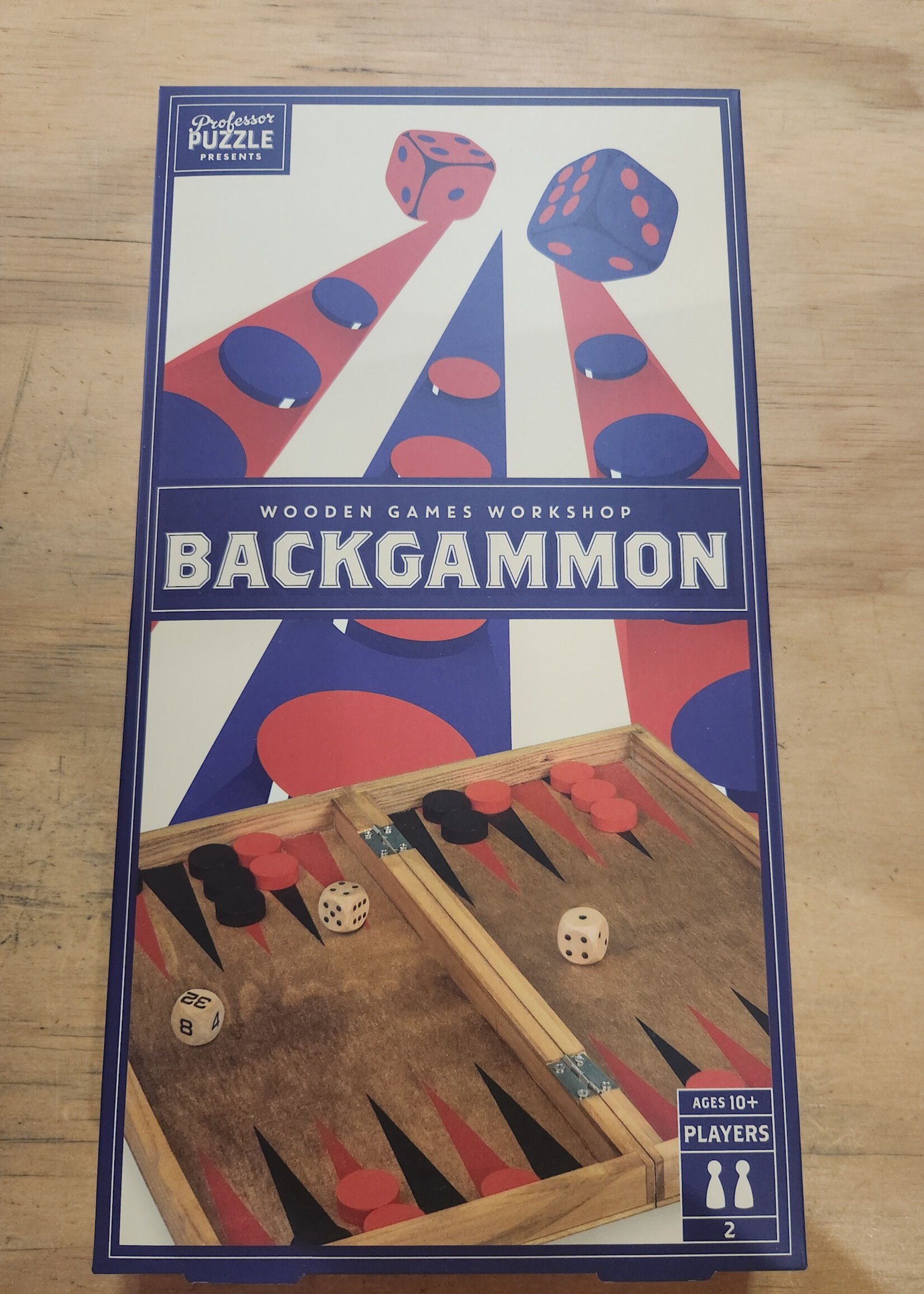 Professor Puzzle Game - Backgammon (Wooden)