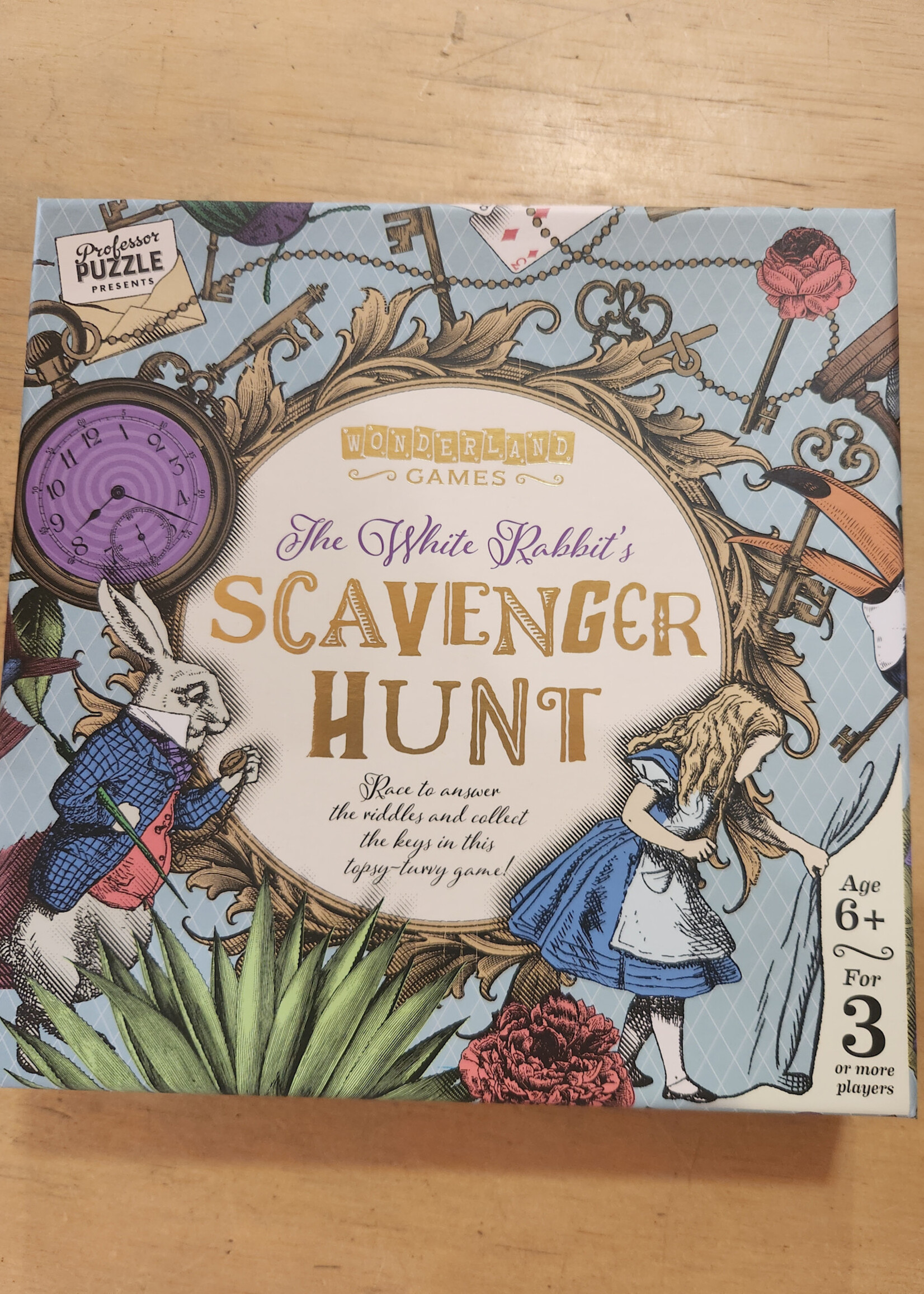 Professor Puzzle Game - The White Rabbit’s Scavenger Hunt