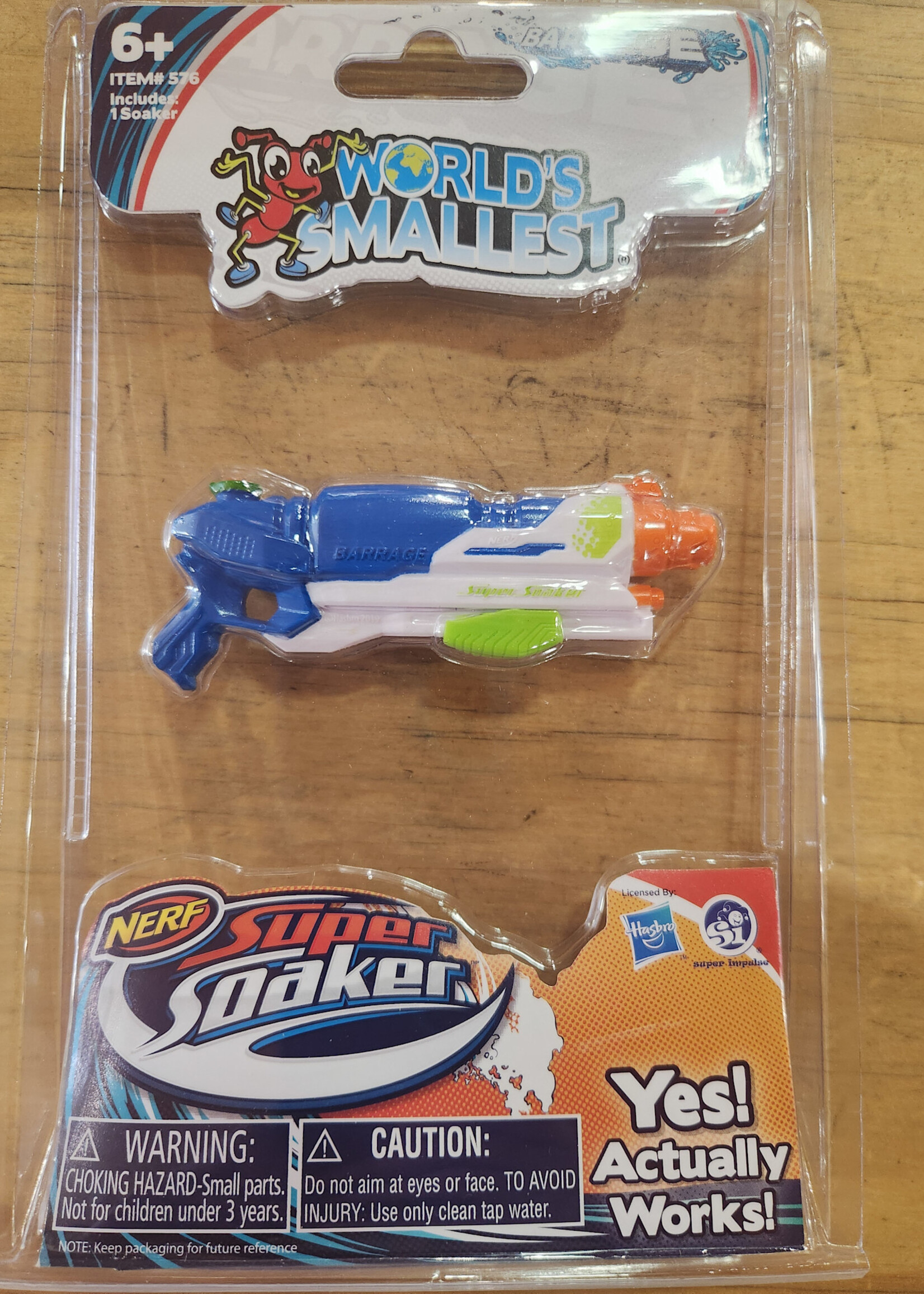 World's Smallest World’s Smallest Super Soaker